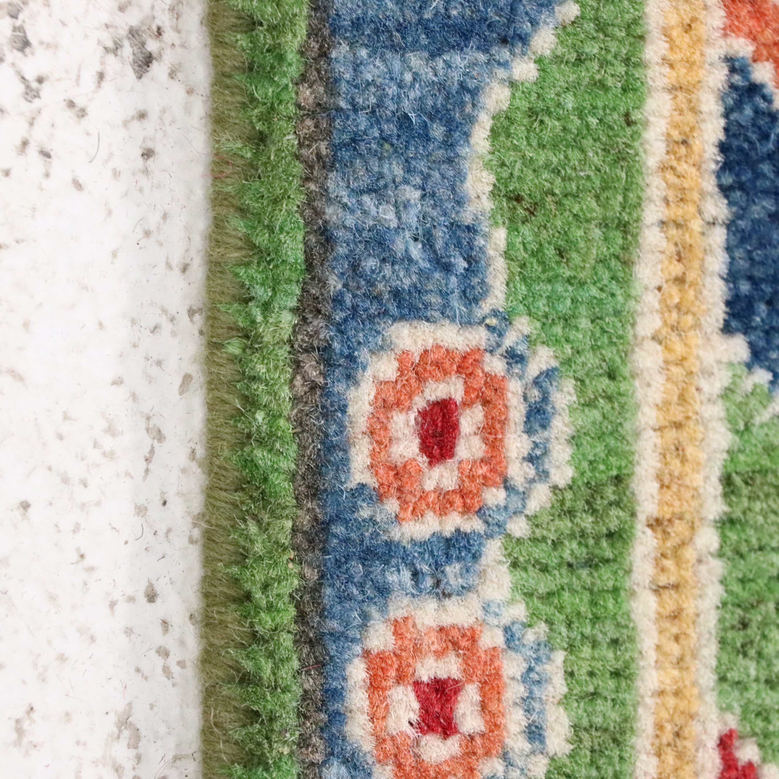 5'2 x 7'1 Hand-Knotted Afghan Pictorial War Area Rug