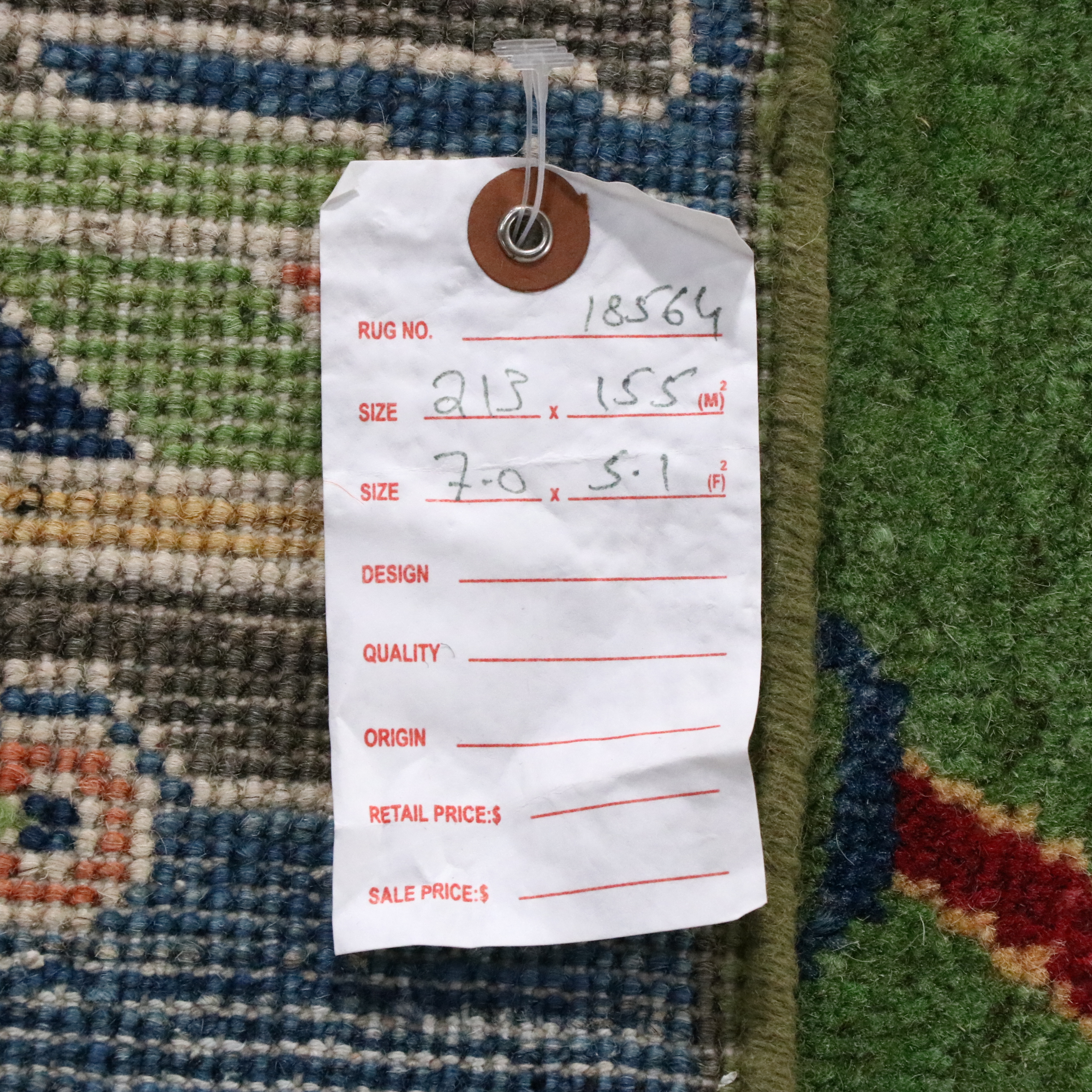 5'2 x 7'1 Hand-Knotted Afghan Pictorial War Area Rug