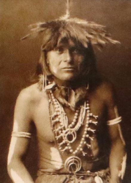 Offset Lithograph After Edward Curtis Portrait of Native American, 2015