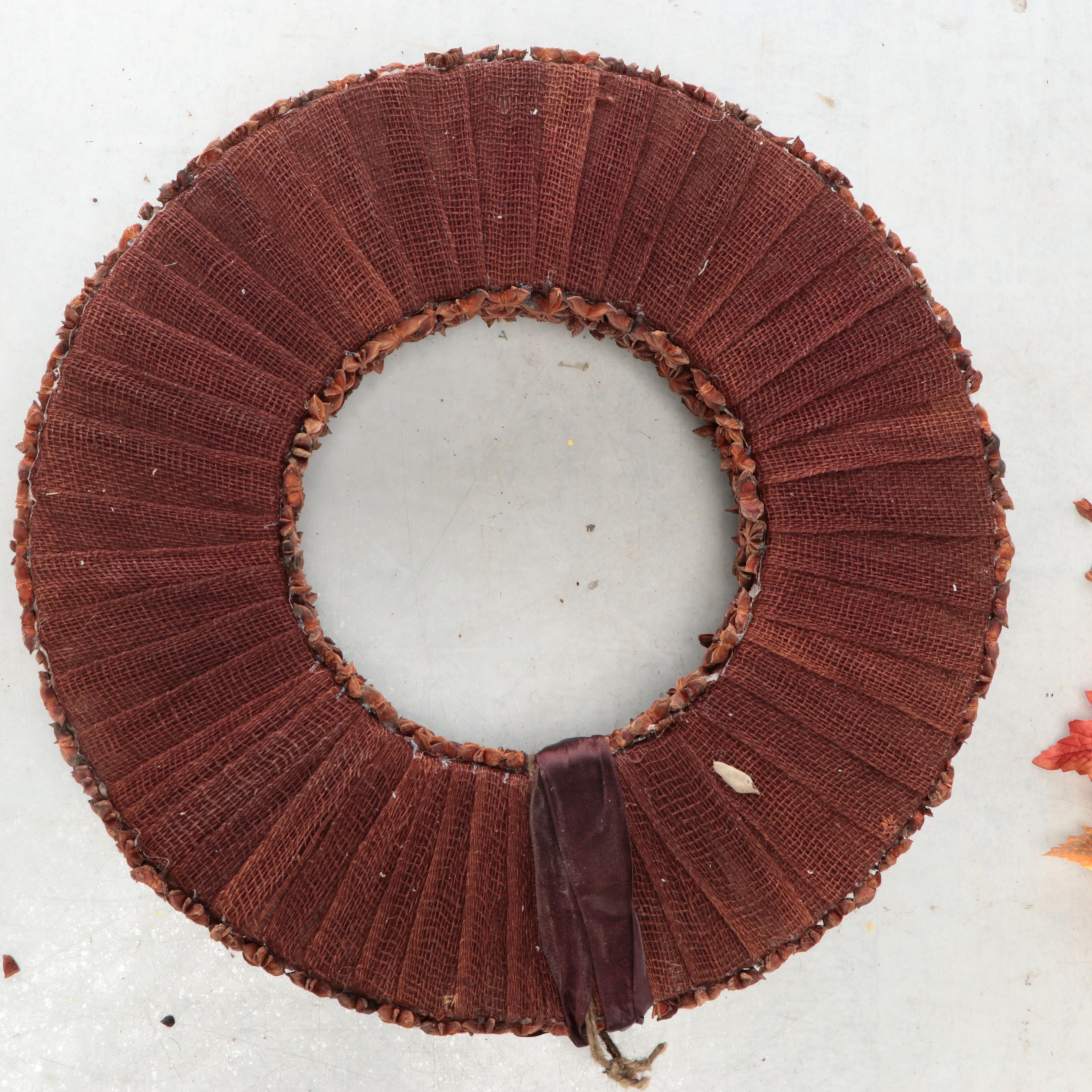 Fall and Thanksgiving Seasonal Door Wreaths