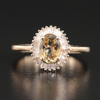 10K Diopside and Diamond Ring 10K Diopside and Diamond Ring