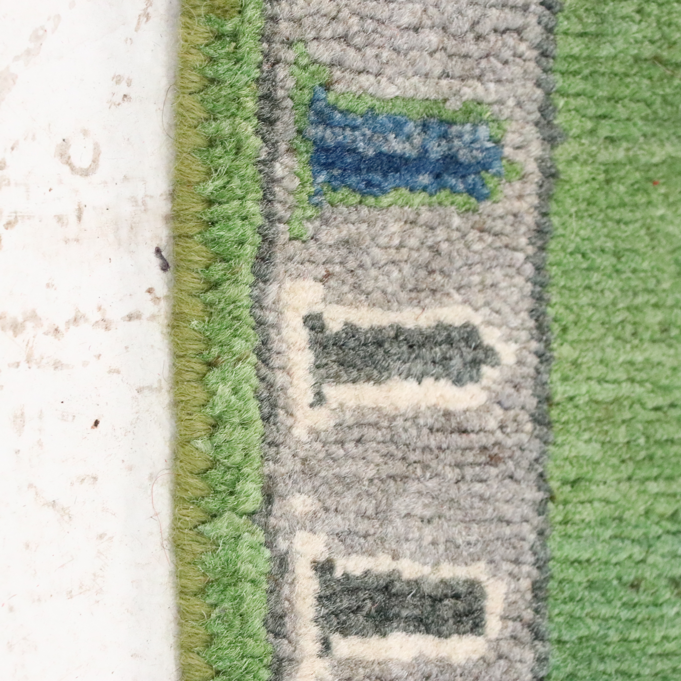 3'10 x 6' Hand-Knotted Afghan Pictorial War Rug