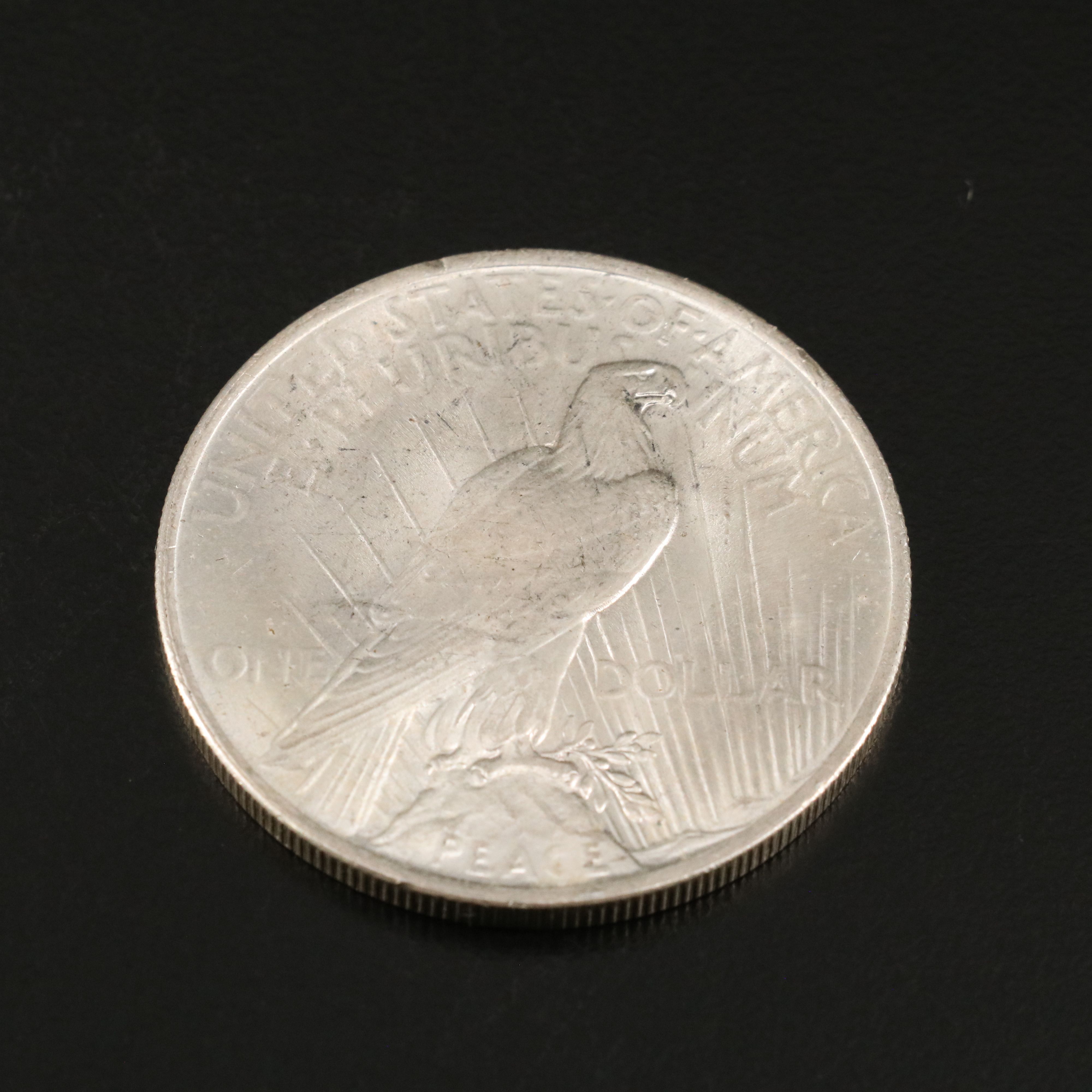 Three U.S. Morgan and Peace Dollars