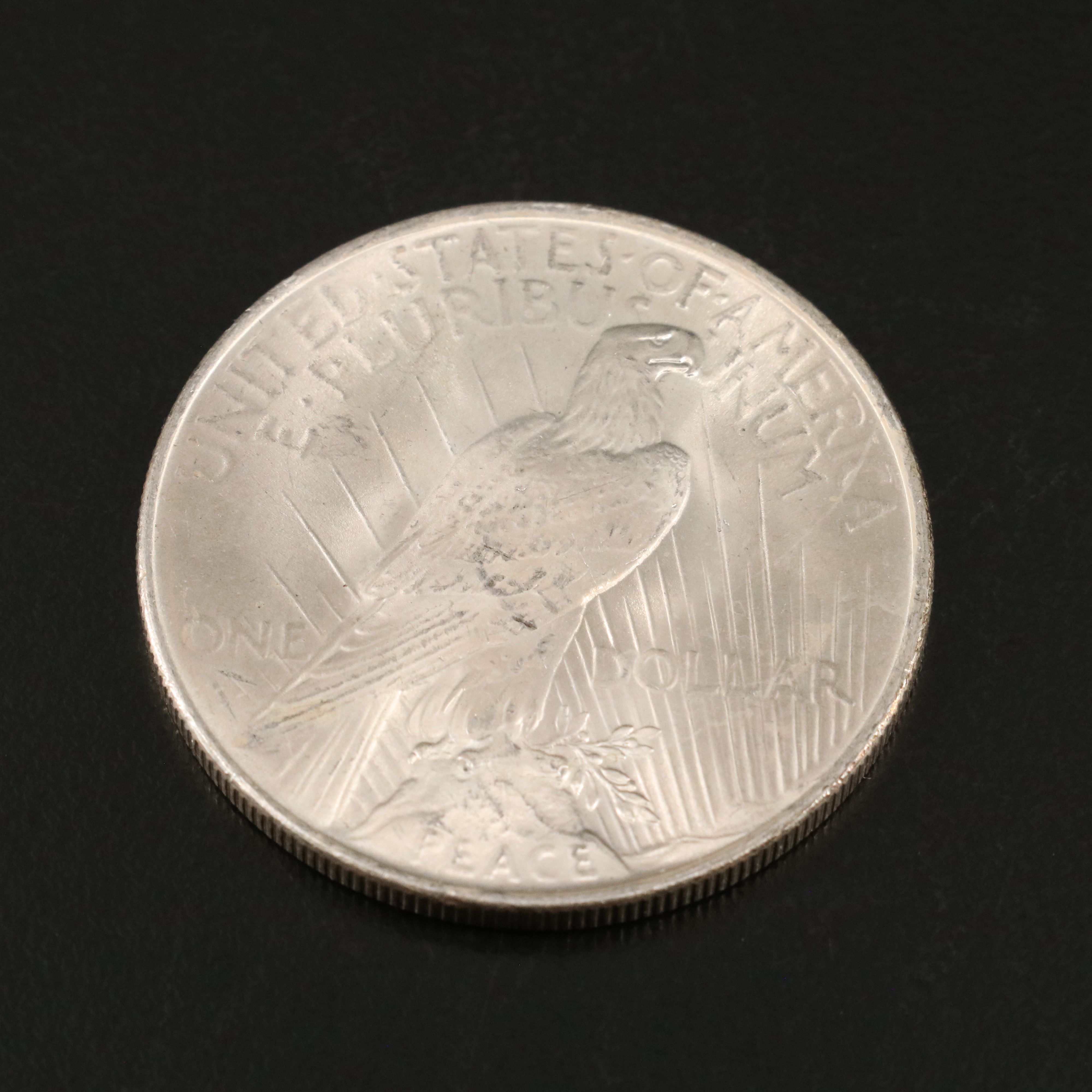 Three U.S. Morgan and Peace Dollars