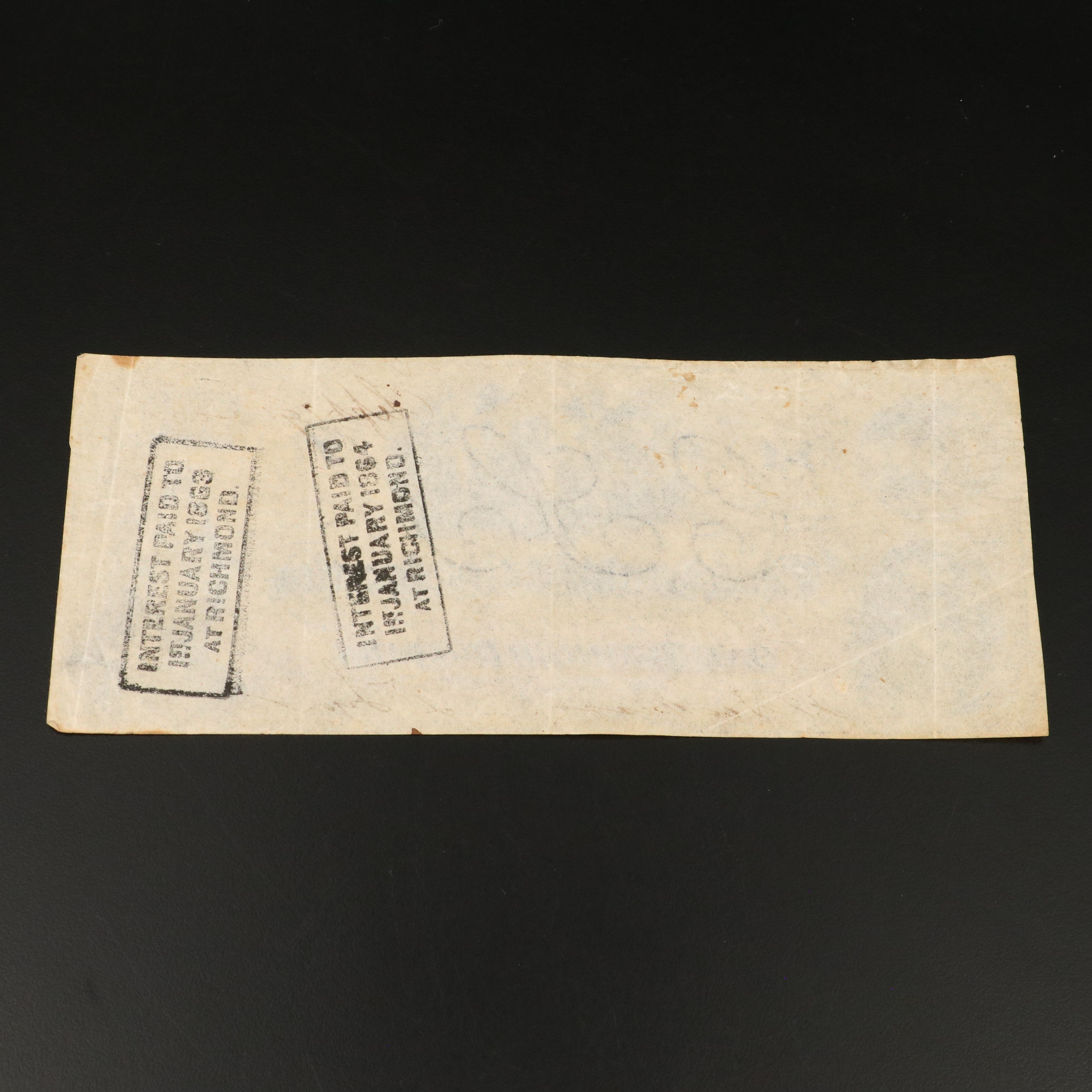 1862 CSA $100 Banknote, T-41