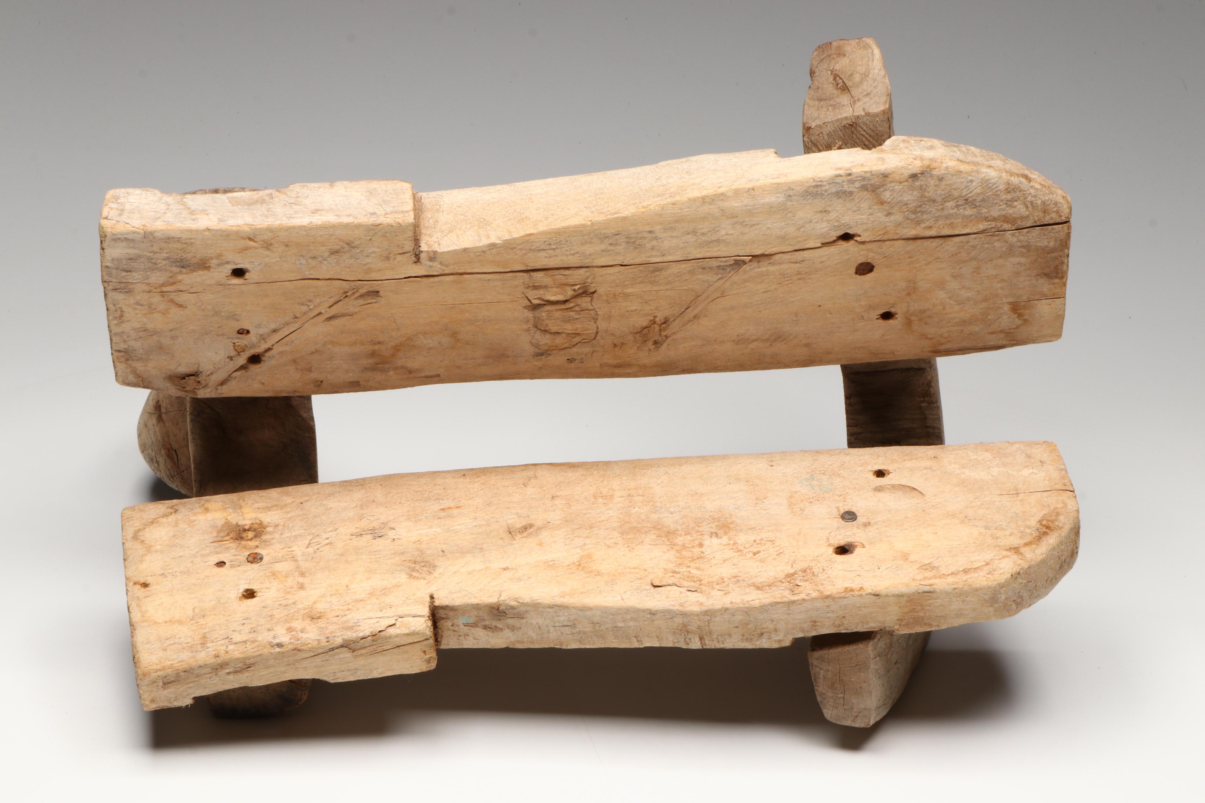 Mexican Handcrafted Wood Saddle