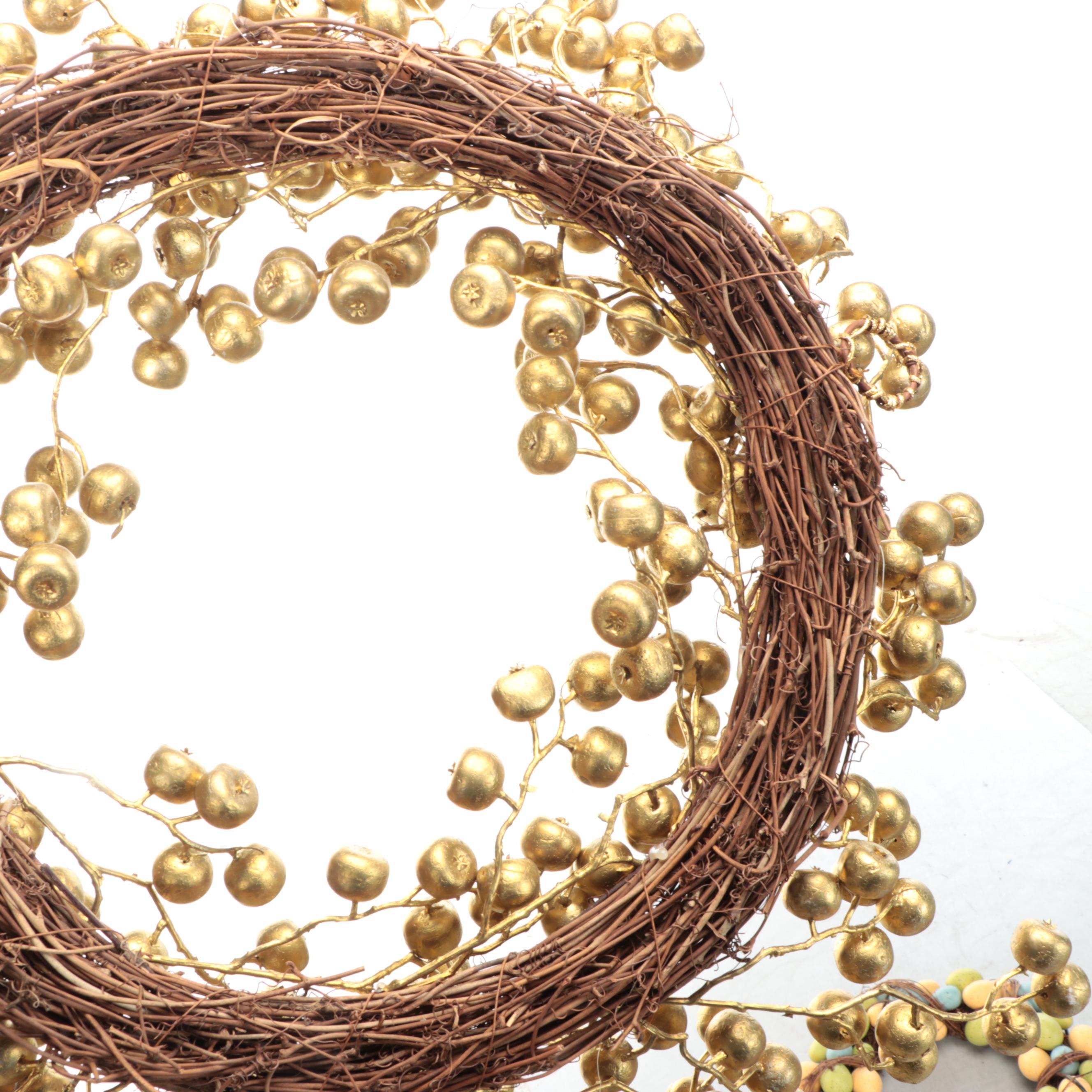 Easter, Fourth of July and Other Seasonal Door Wreaths