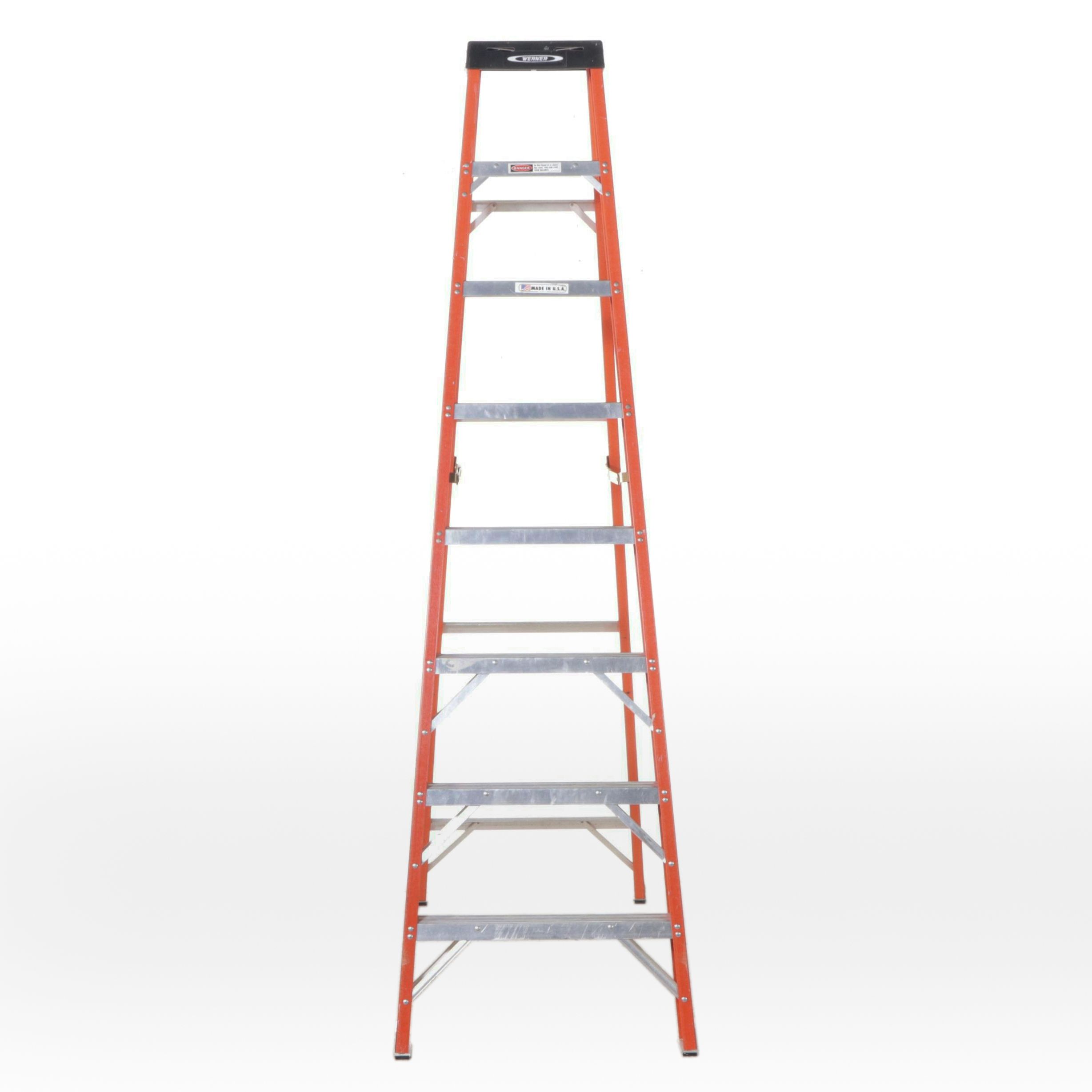 Werner Aluminum and Fiberglass Step Ladder
