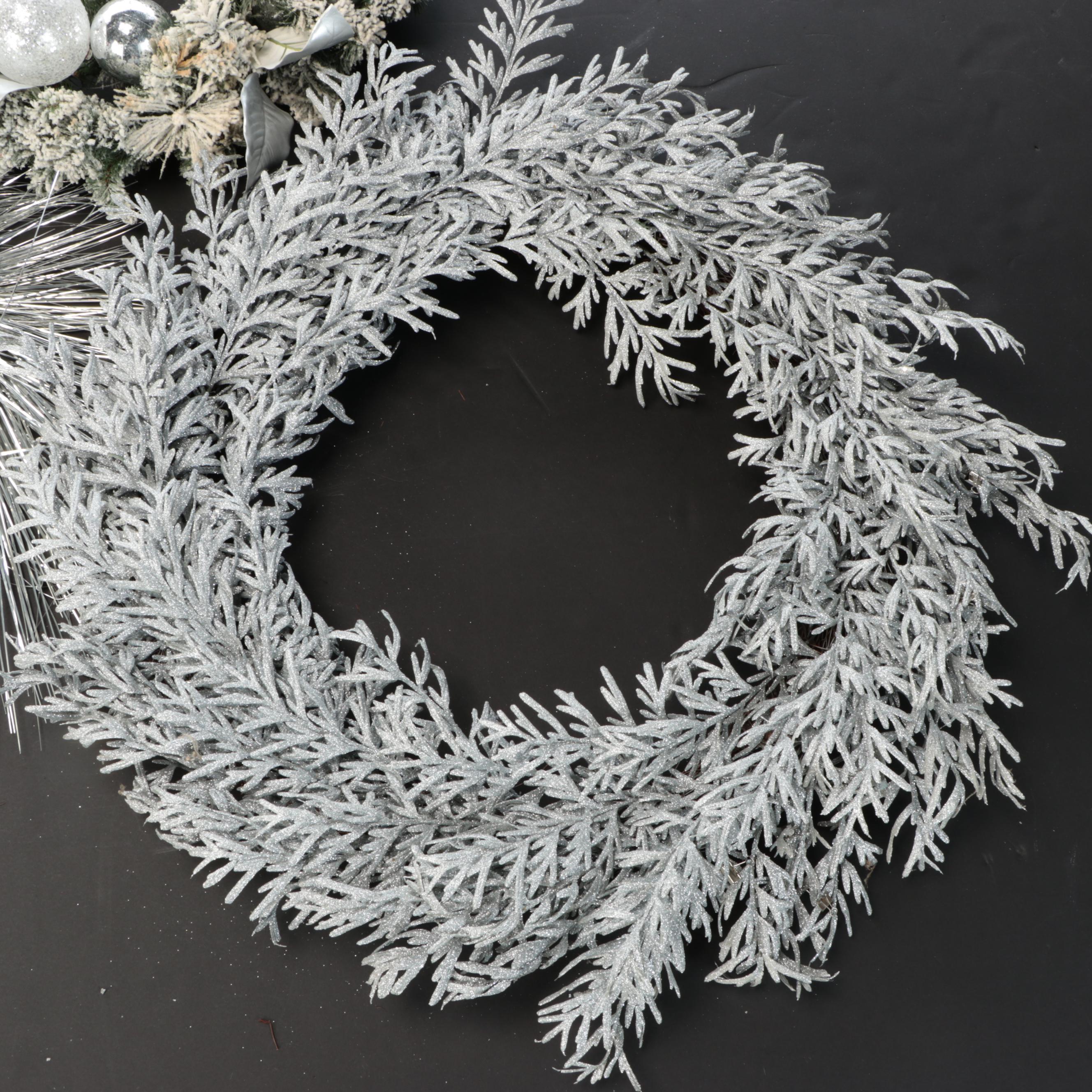 Winter and Christmas Seasonal Door Wreaths