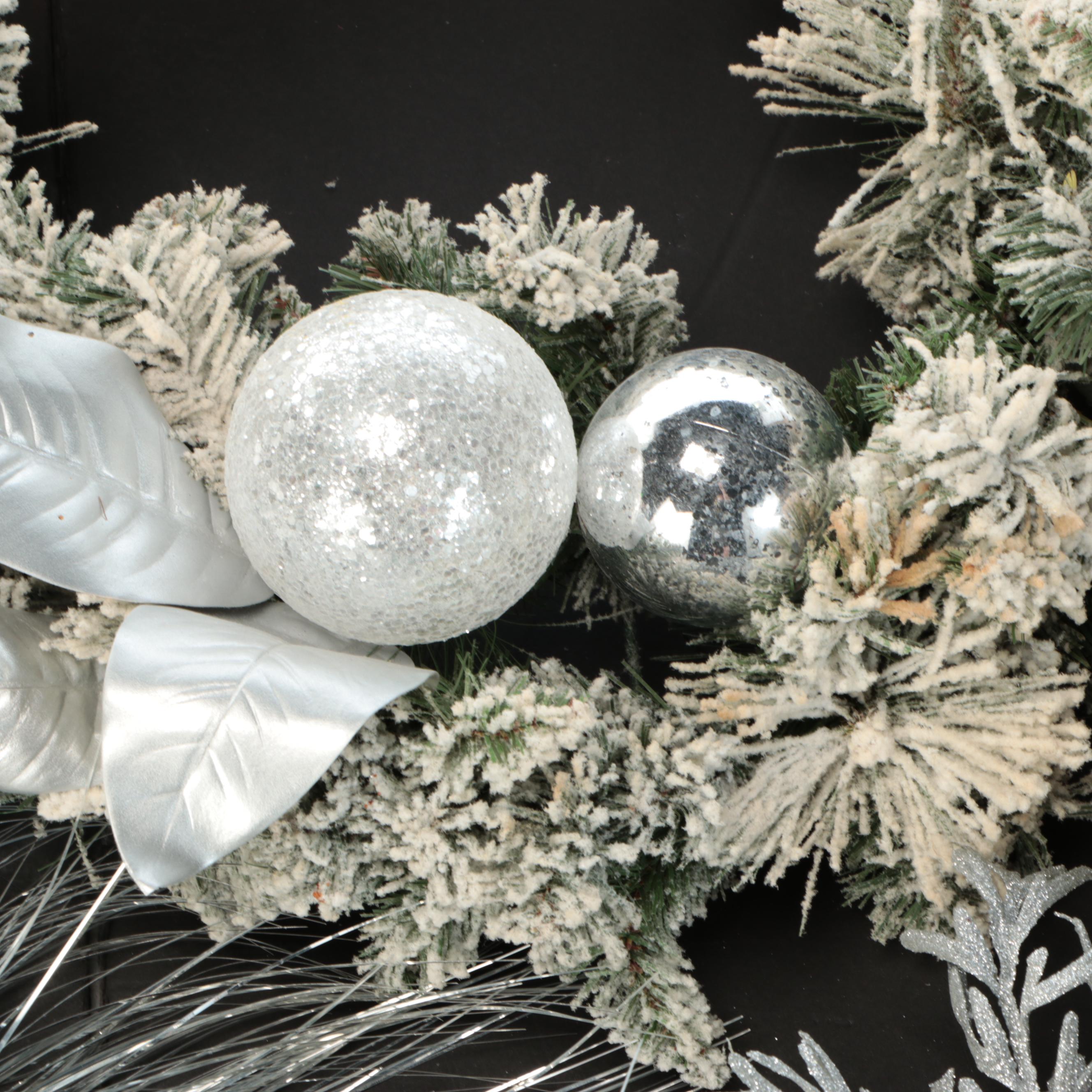 Winter and Christmas Seasonal Door Wreaths