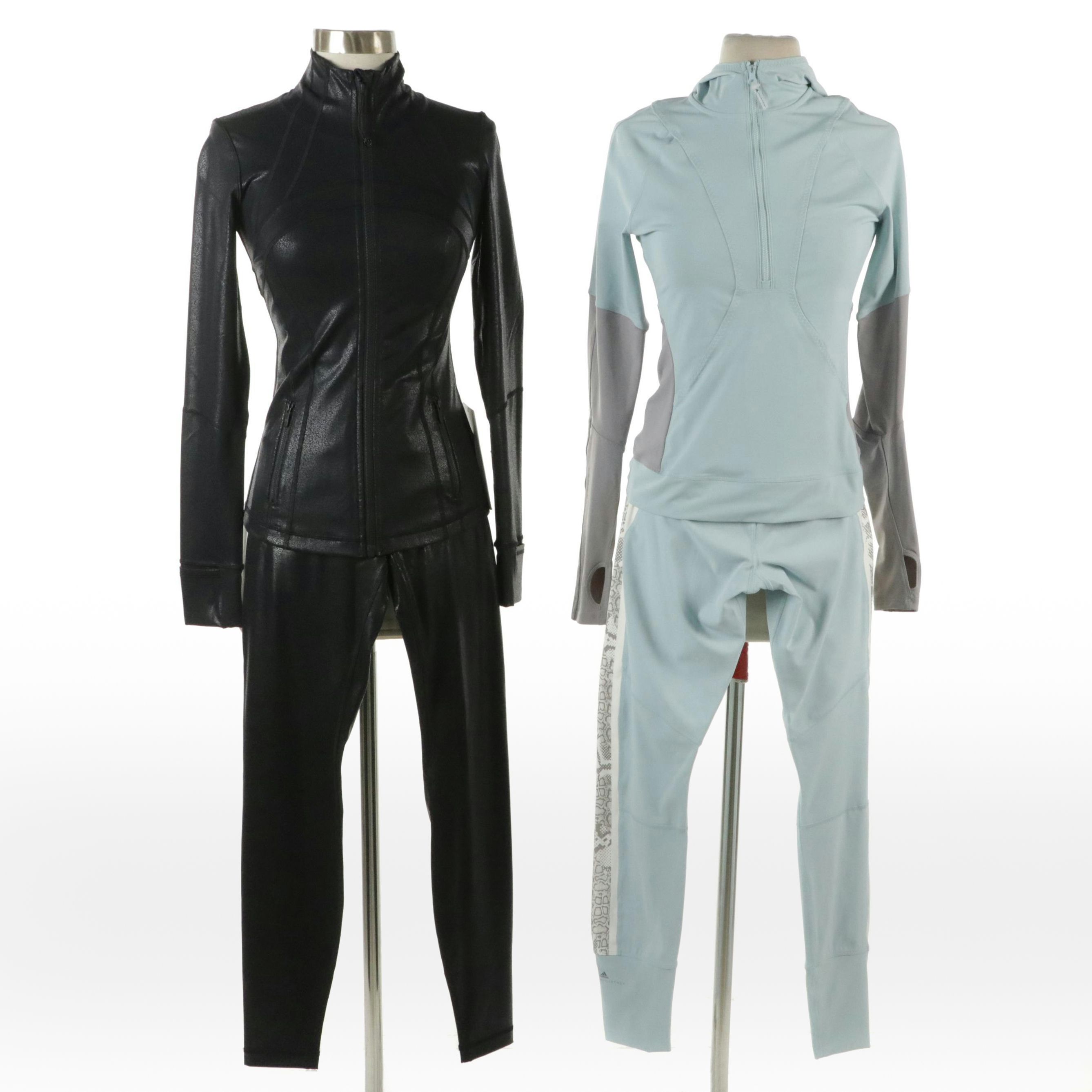 Lululemon Spark Define Jacket & Leggings W/ Adidas by Stella McCartney Set