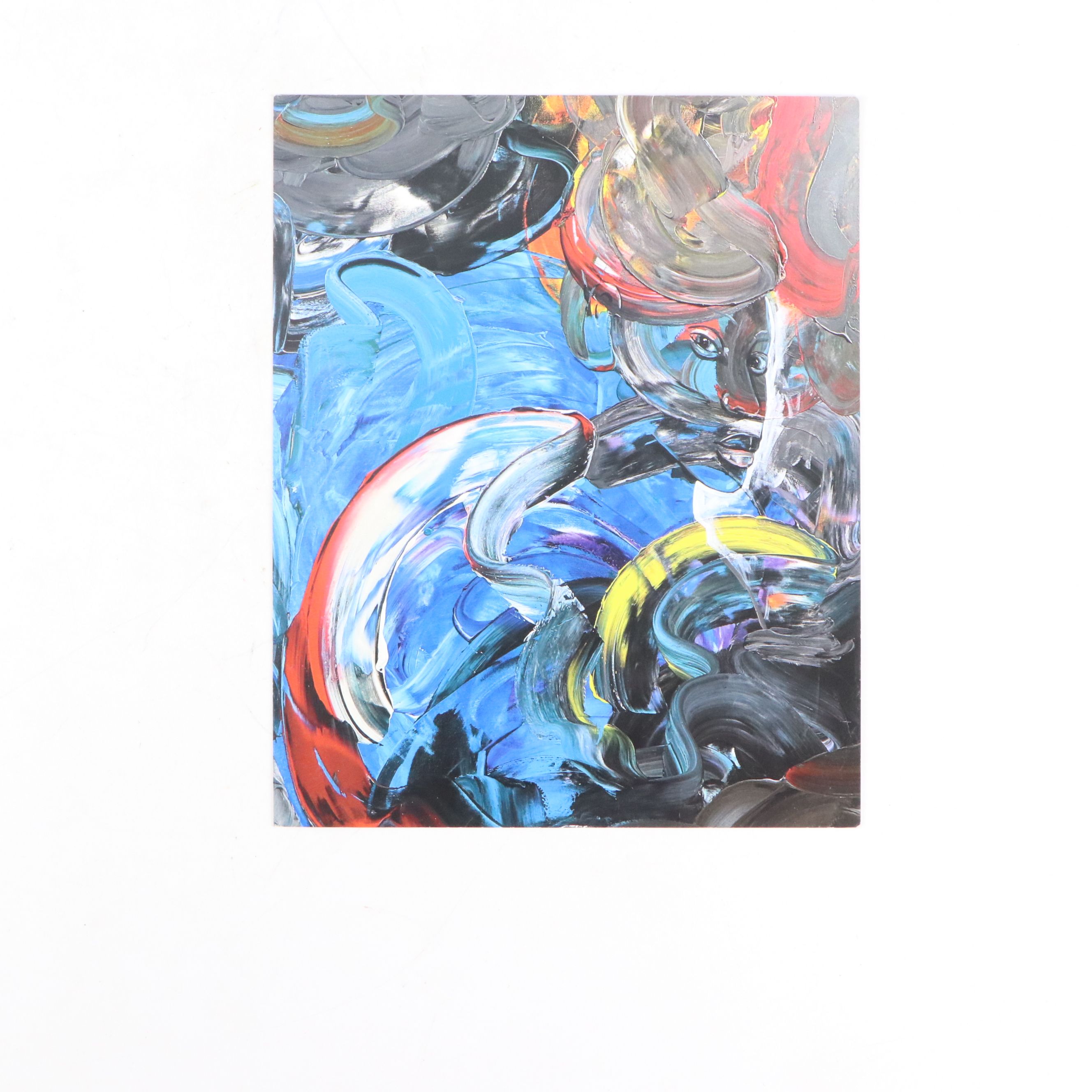 Abiola Idowu Stylized Offset Lithograph Portraits, 21st Century