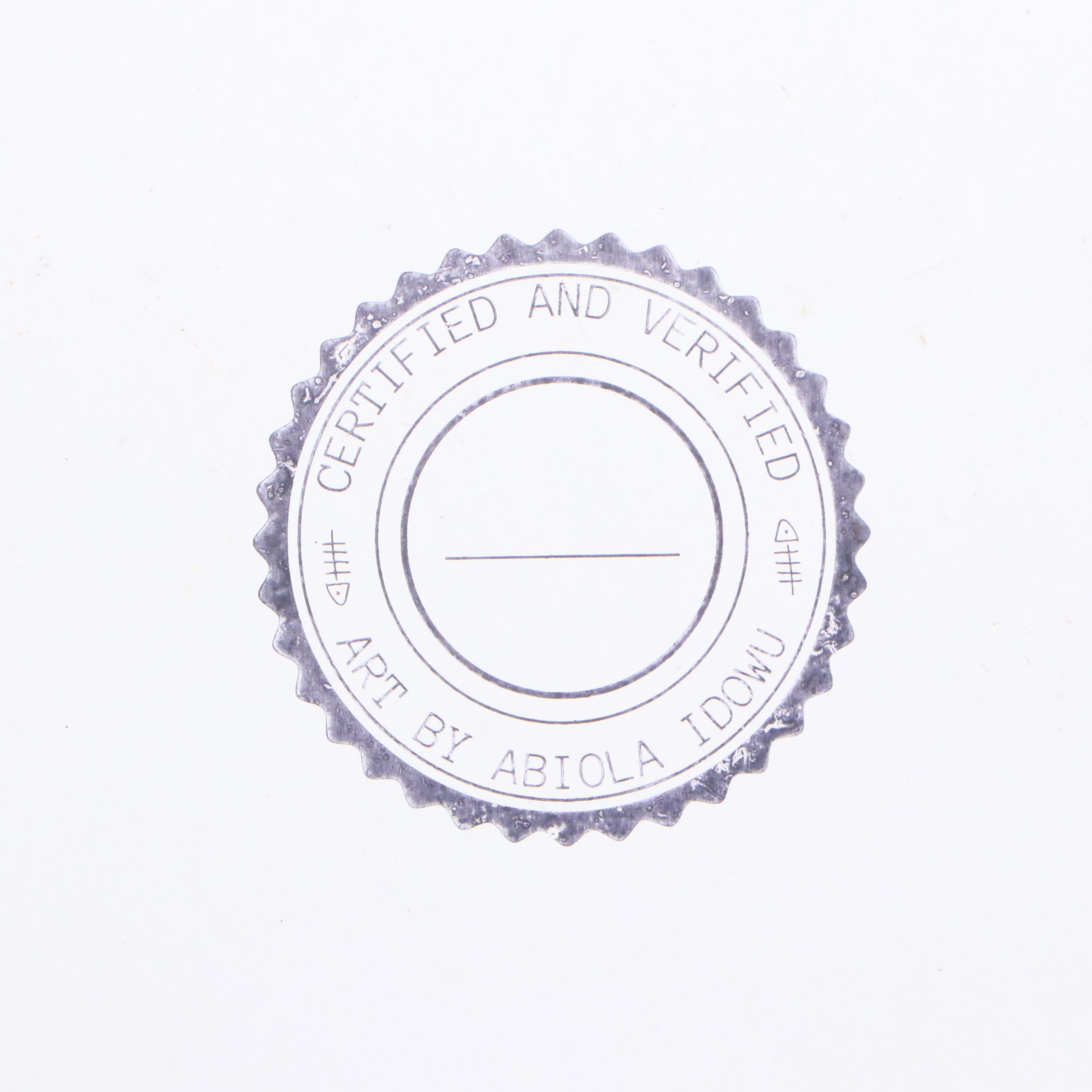 Abiola Idowu Stylized Offset Lithograph Portraits, 21st Century