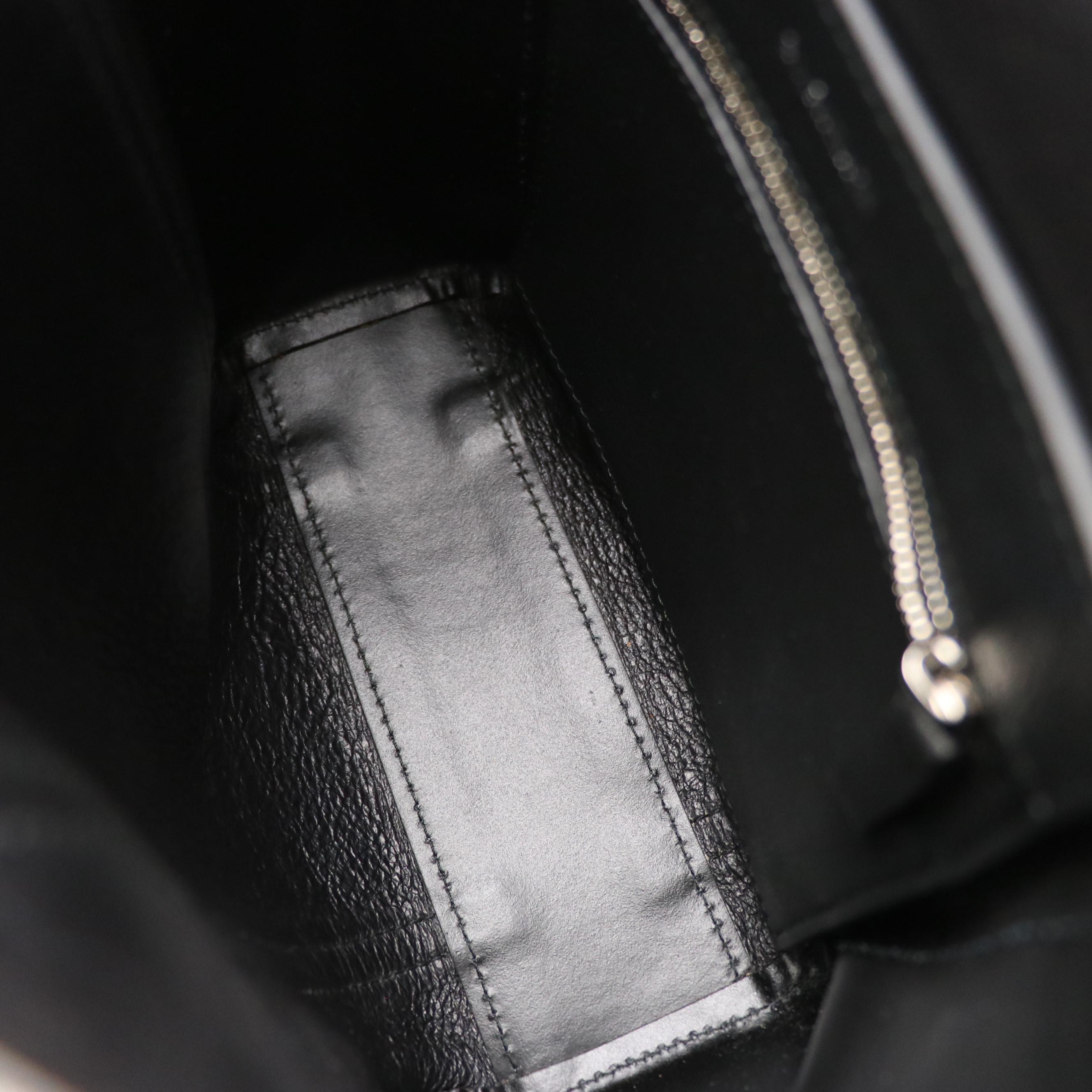 Balenciaga XXS Everyday Two-Way Tote in Silver Metallic Grained Leather