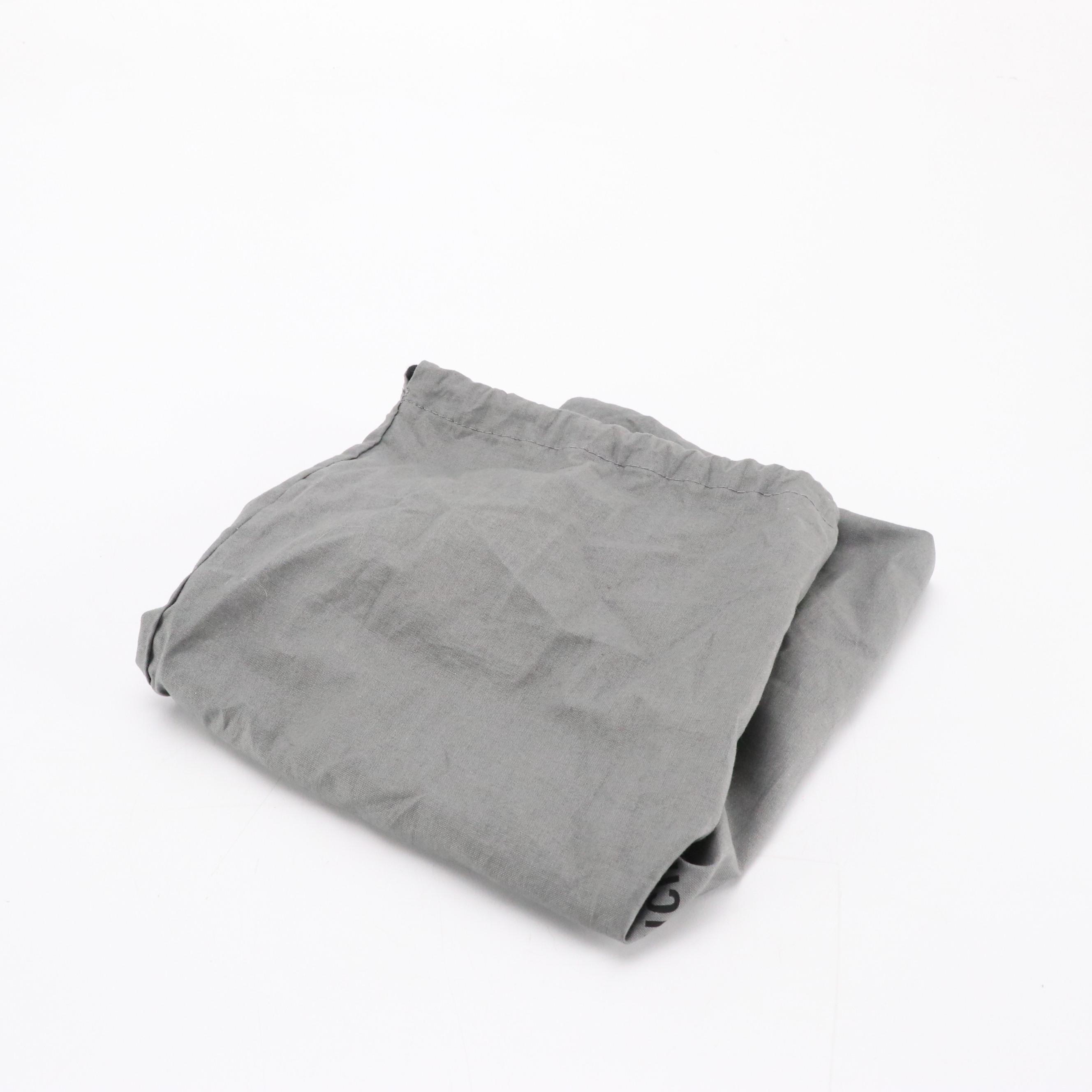 Balenciaga XXS Everyday Two-Way Tote in Silver Metallic Grained Leather