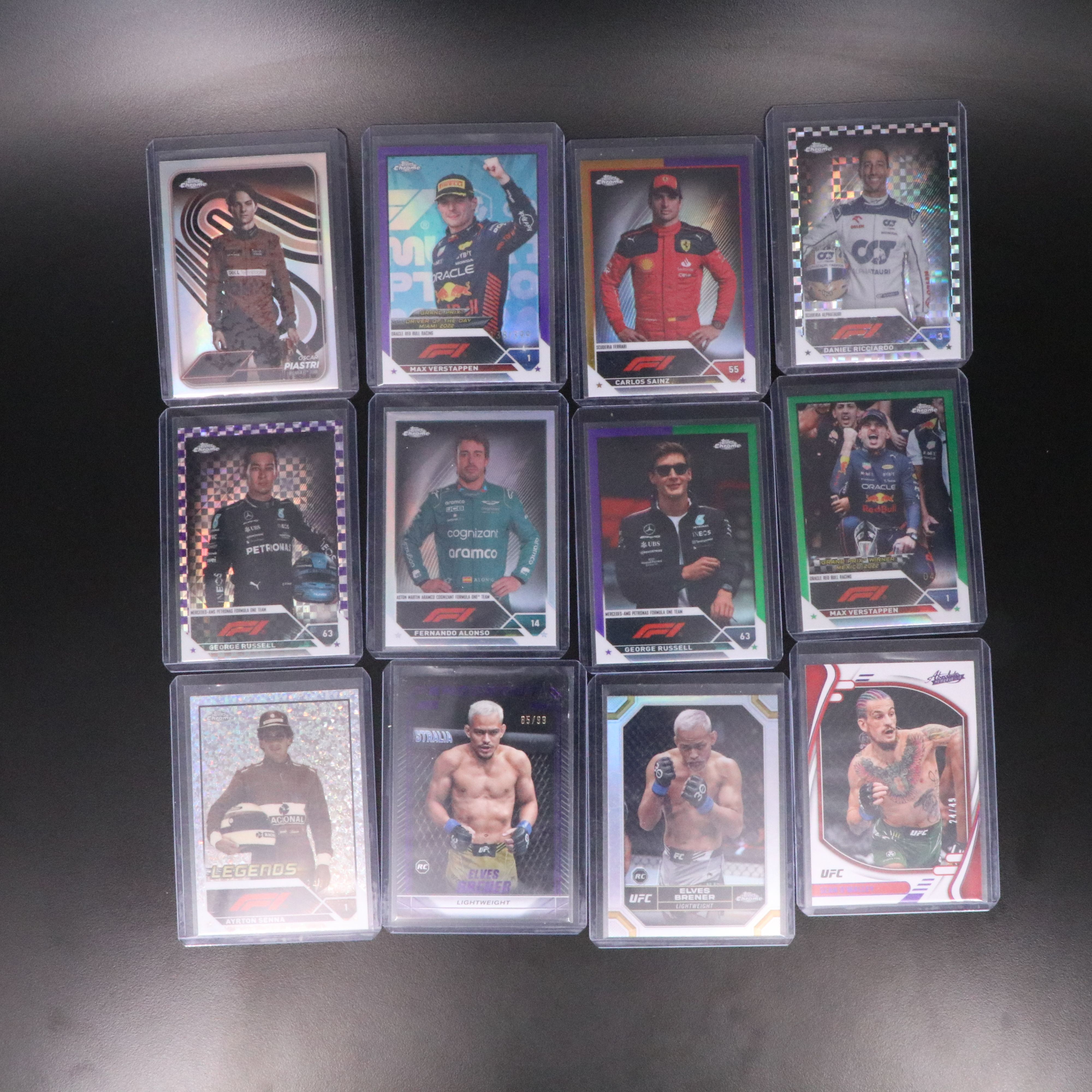Formula 1 and UFC Trading Cards Featuring Signed and More, 2020s