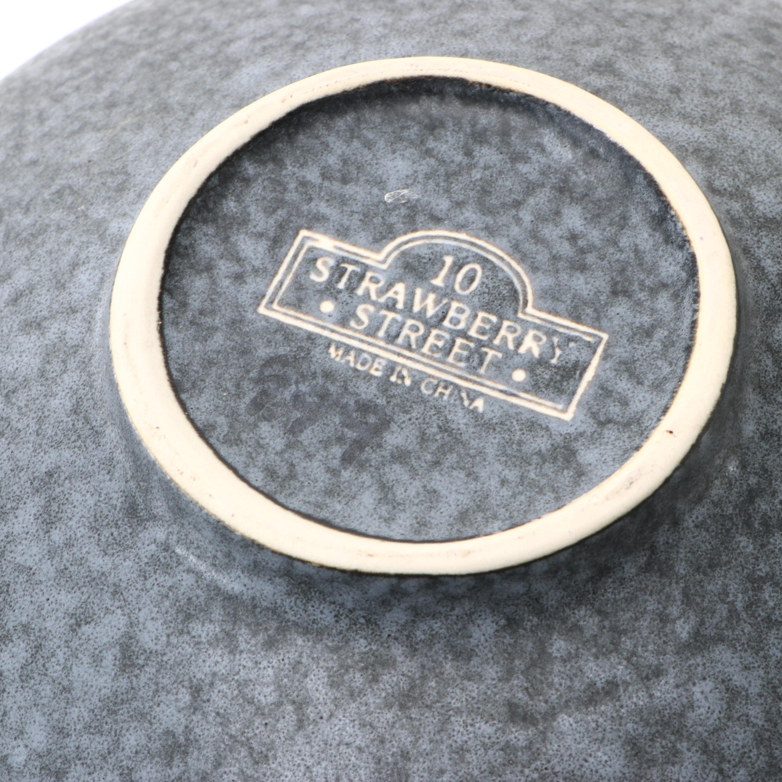 Strawberry Street Ceramic Bowl and Plate