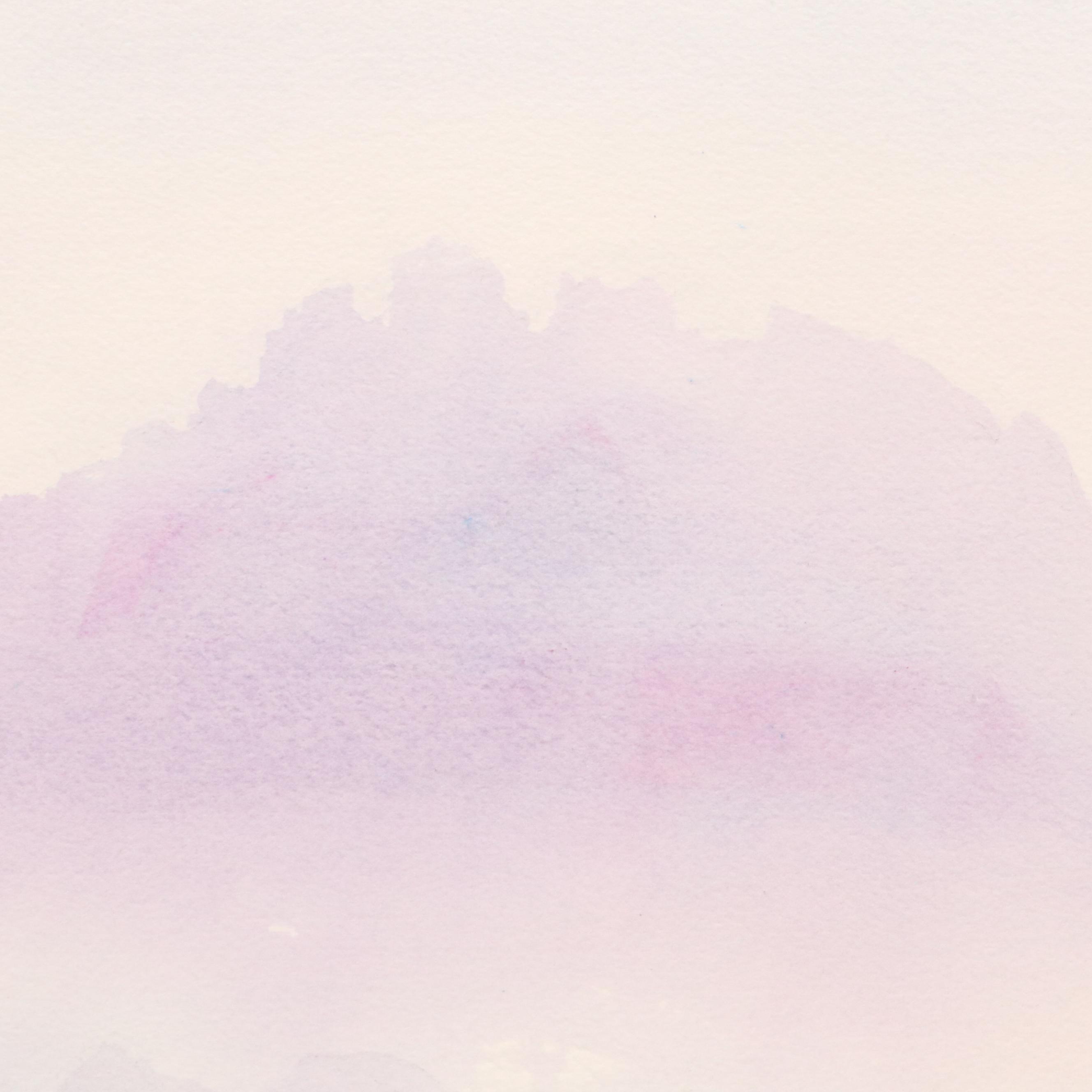 Mountainous Landscape Watercolor Painting, Late 20th/21st Century