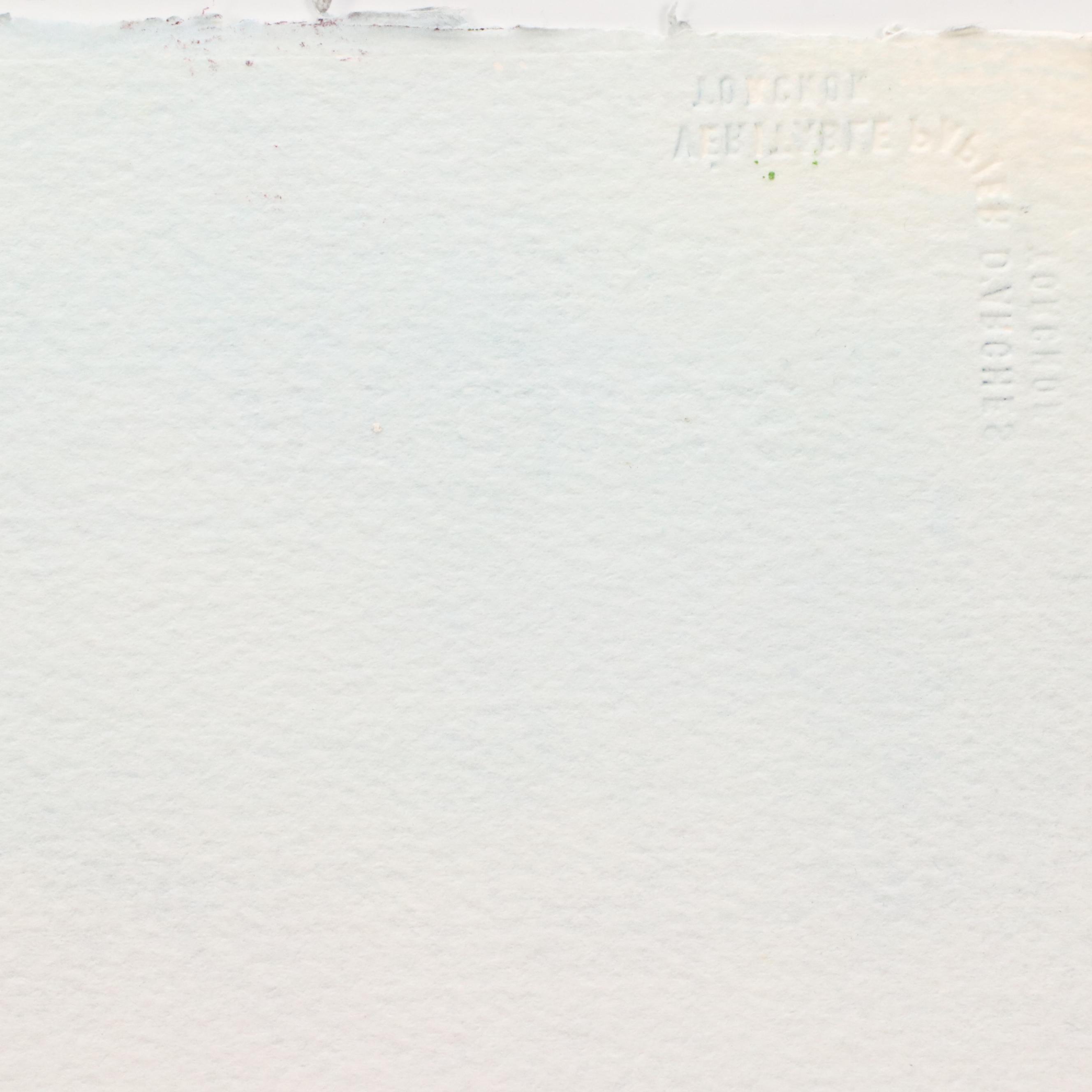 Mountainous Landscape Watercolor Painting, Late 20th/21st Century