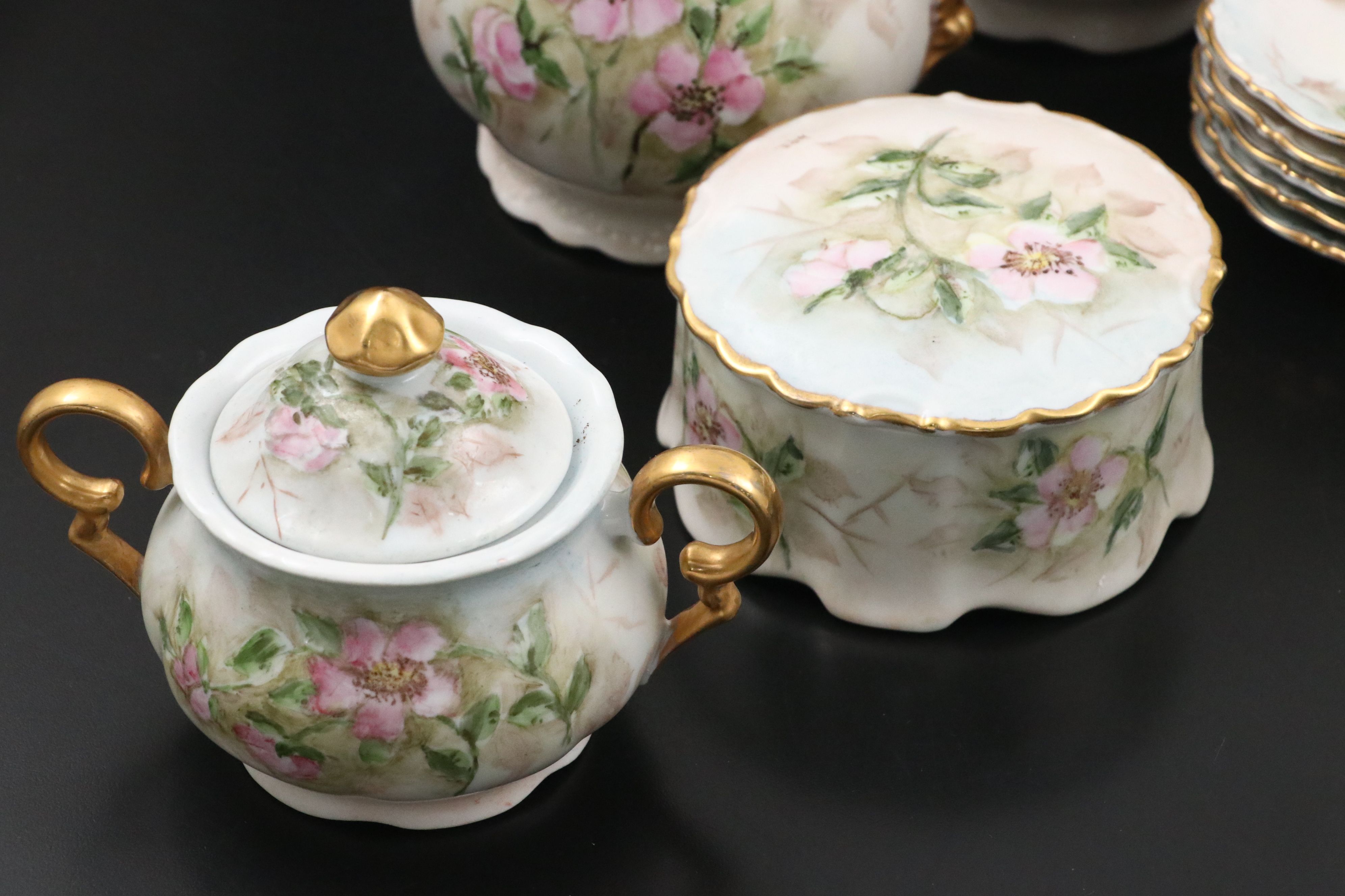 Bareuther Bavarian Hand-Painted Ceramic Dinnerware