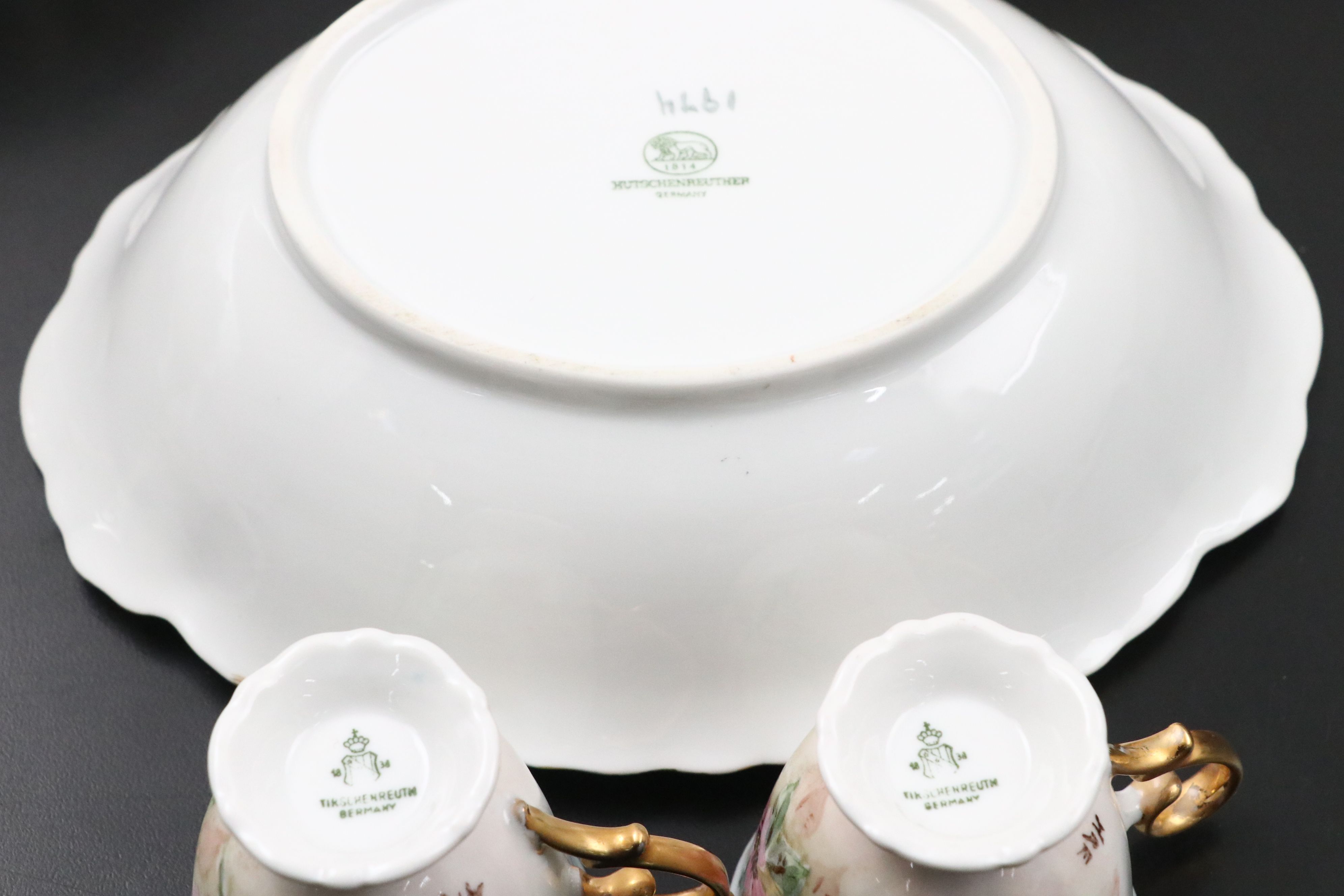 Bareuther Bavarian Hand-Painted Ceramic Dinnerware