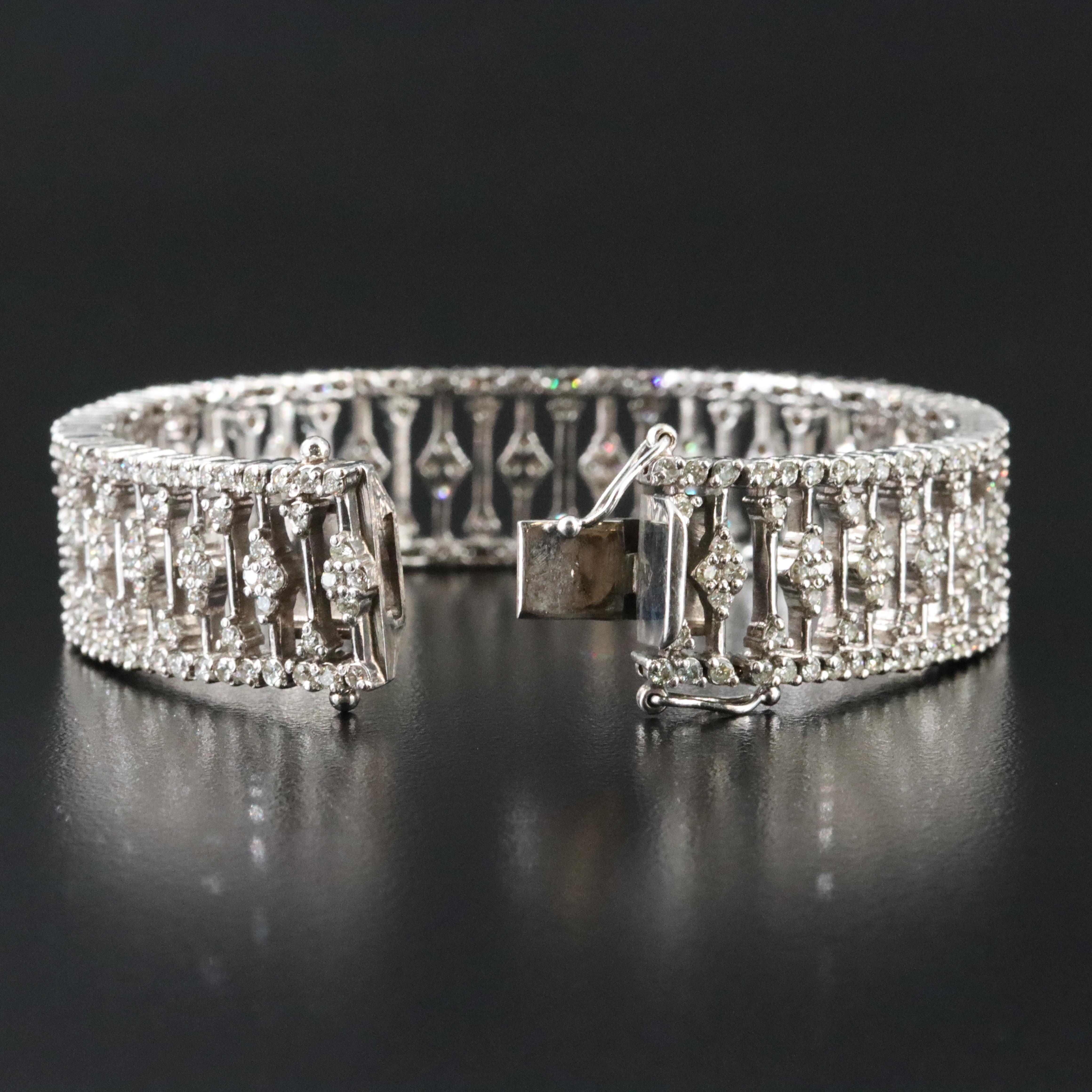 18K 6.85 CTW Diamond Bracelet