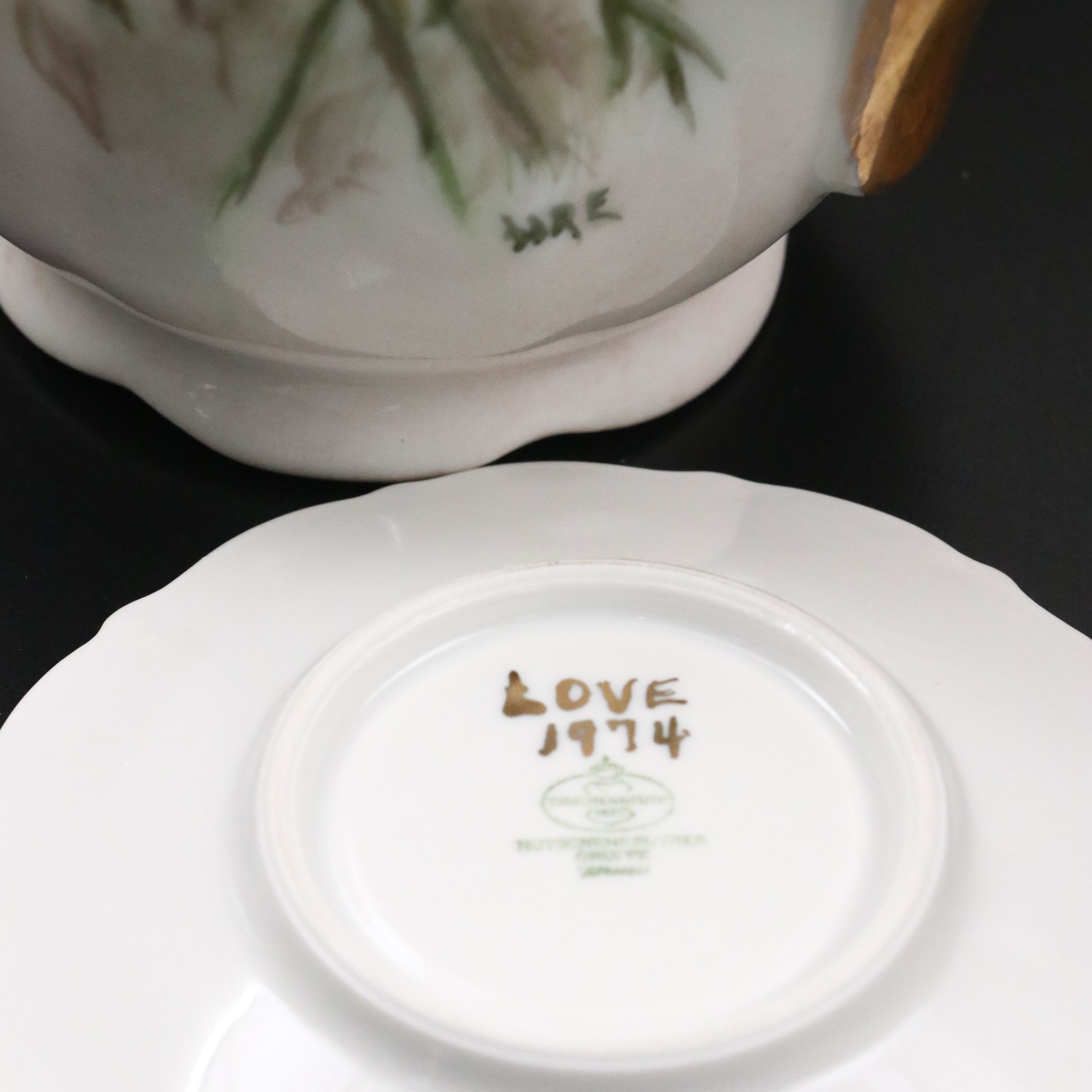 Bareuther Bavarian Hand-Painted Ceramic Dinnerware