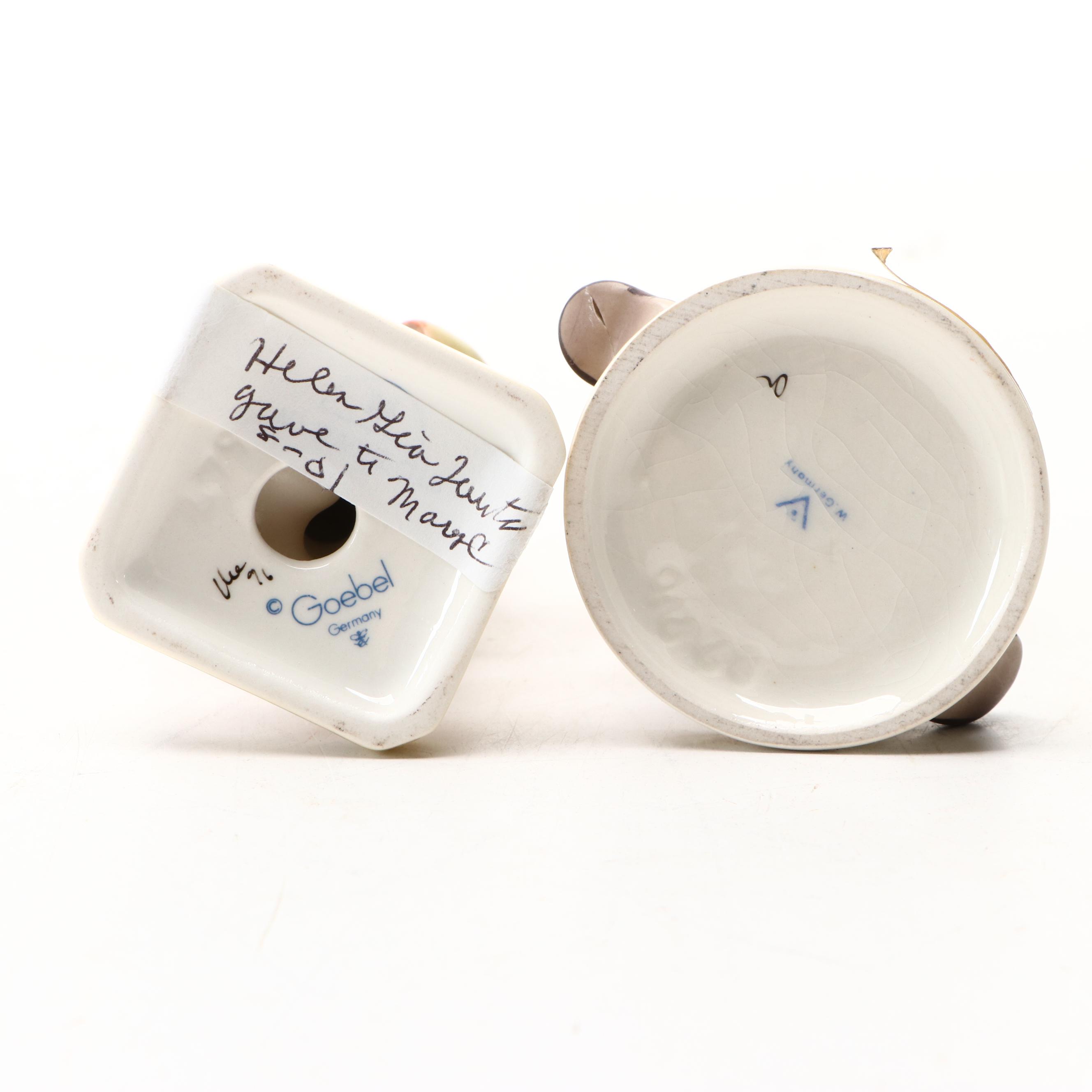 Goebel "School Boy," "I Bring You a Gift," and More Porcelain Hummel Figurines