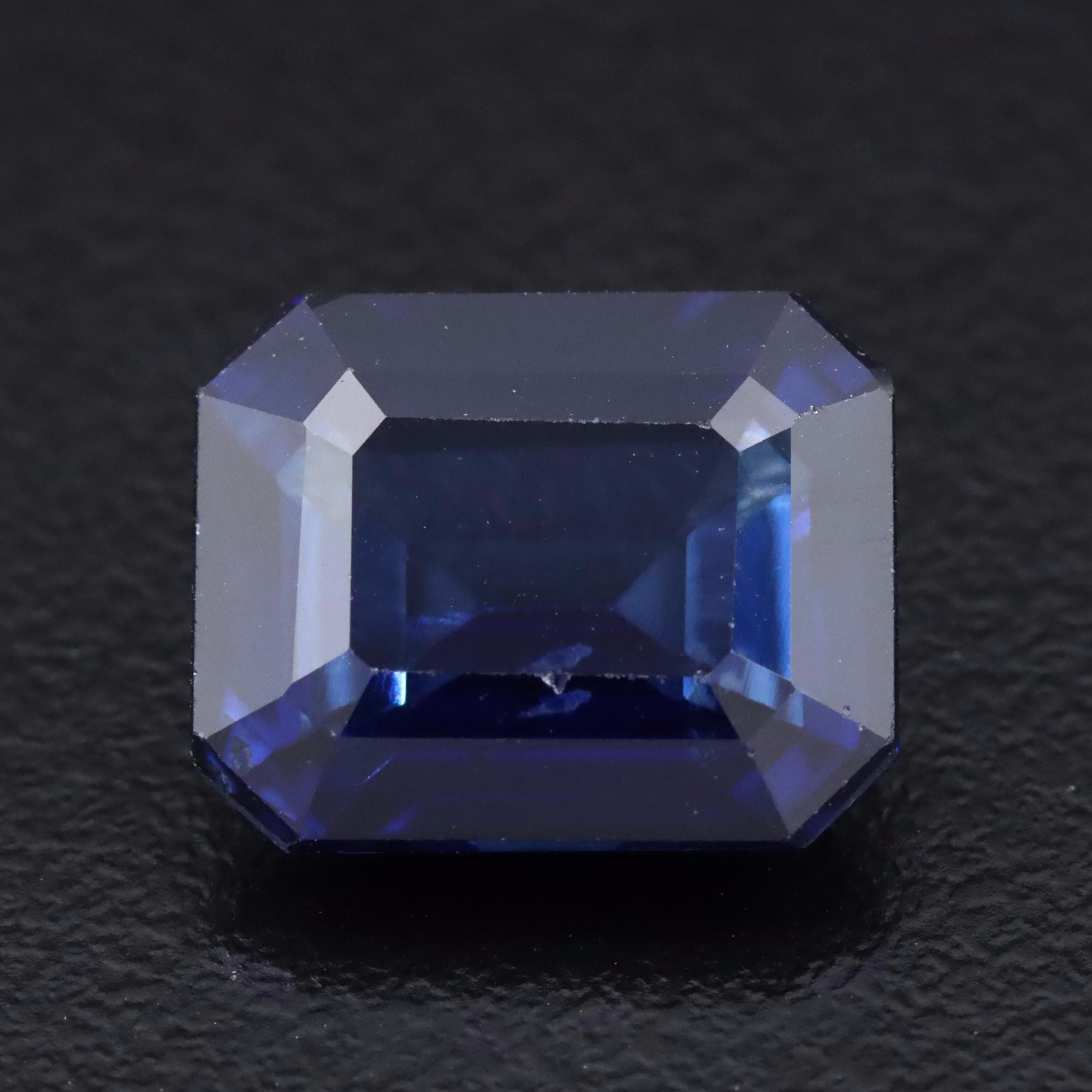 Loose 5.83 CT Lab Grown Sapphire