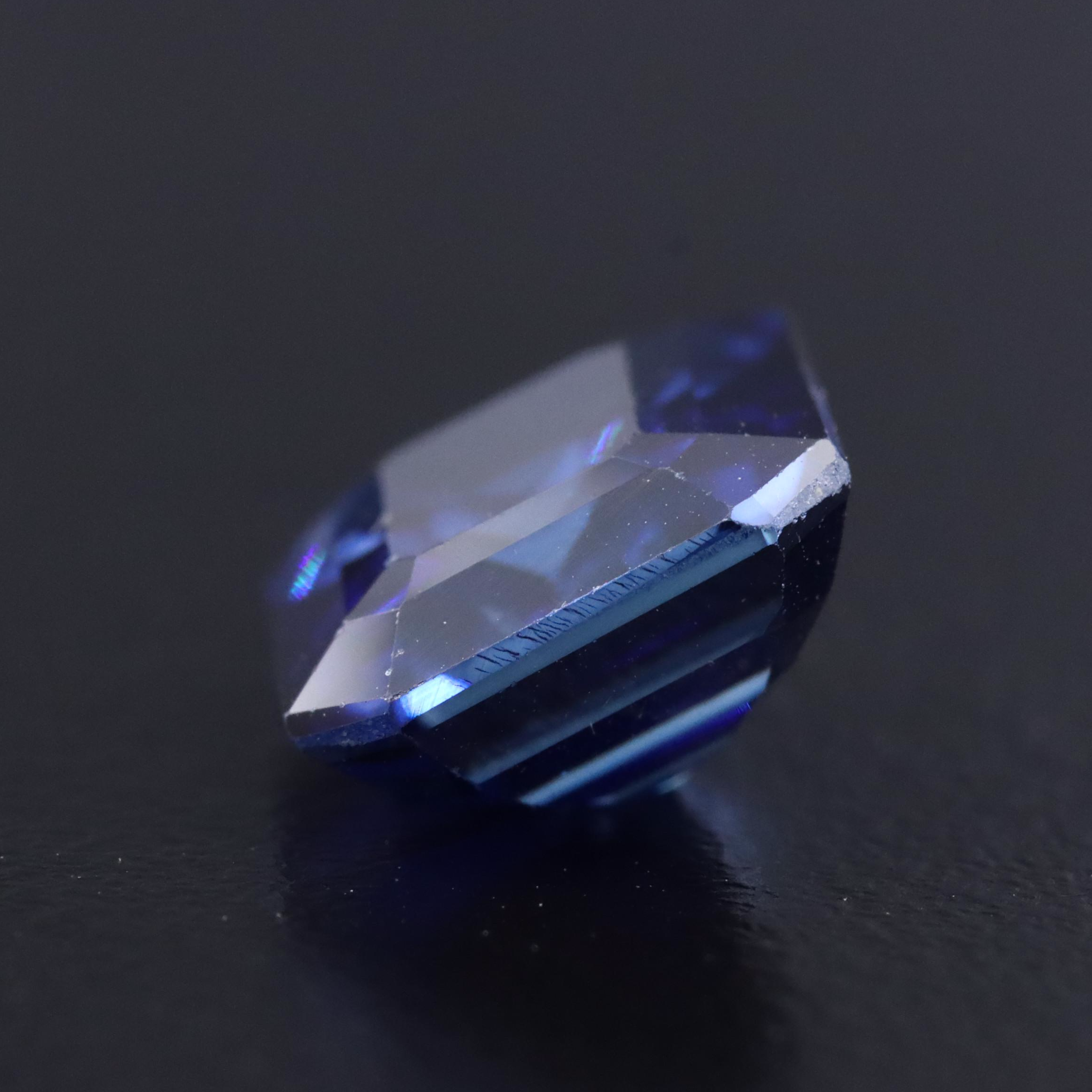 Loose 5.83 CT Lab Grown Sapphire