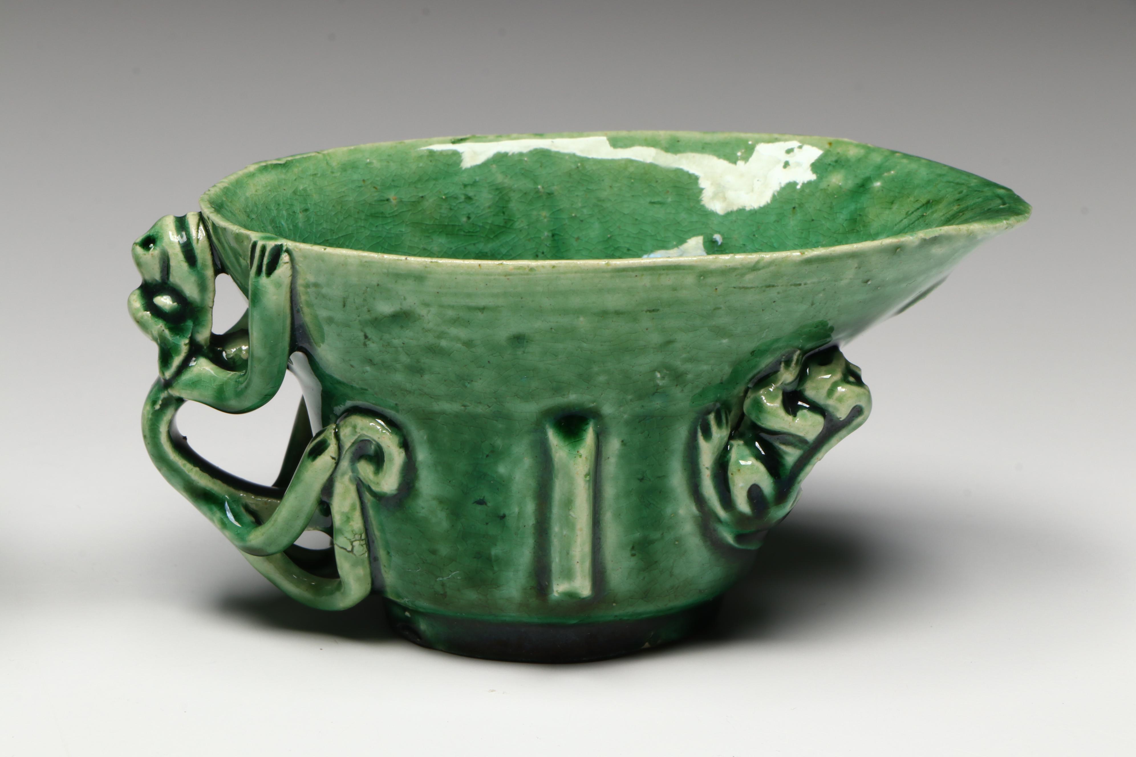 Antique Chinese Libation Cups, Likely Kangxi Period