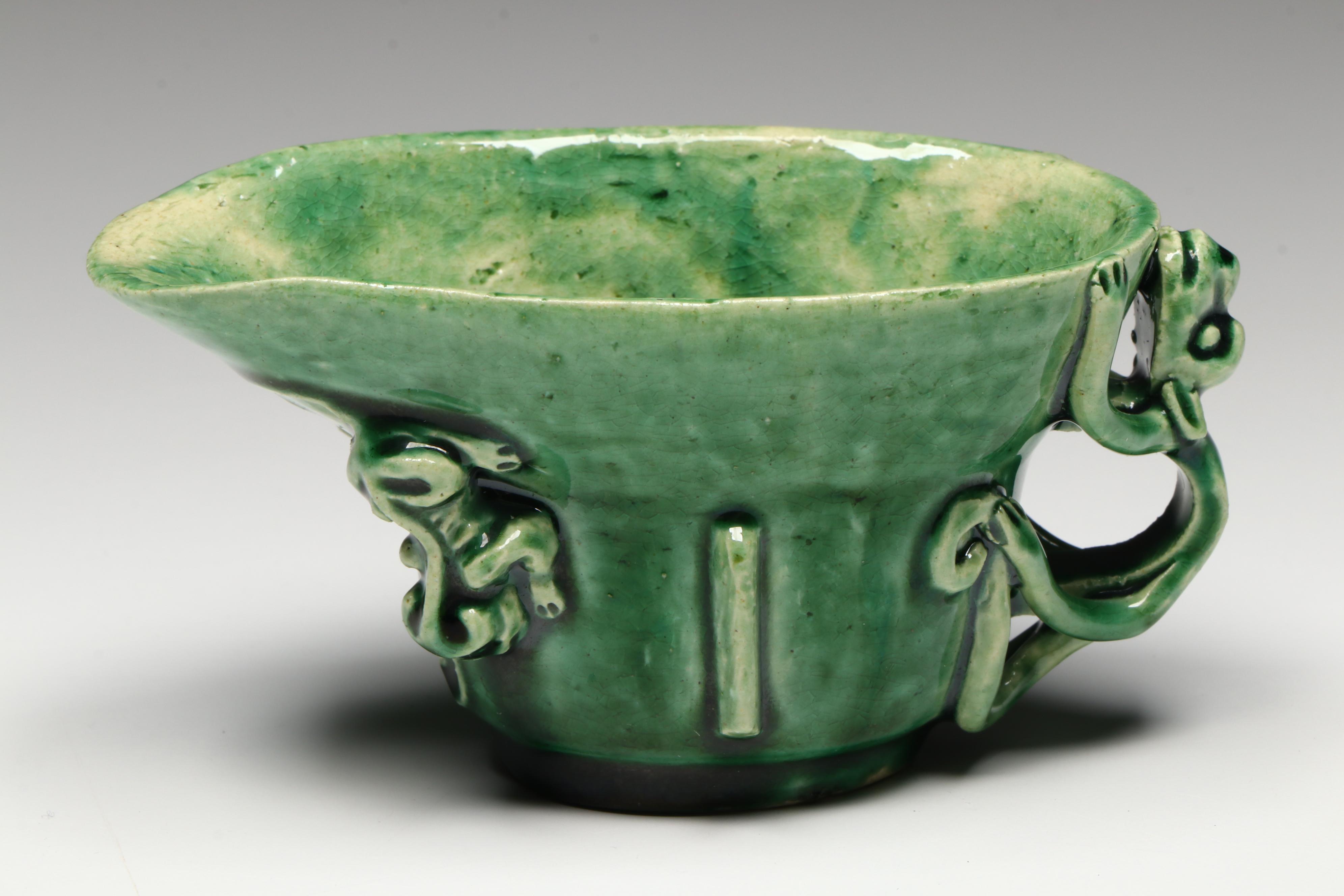 Antique Chinese Libation Cups, Likely Kangxi Period