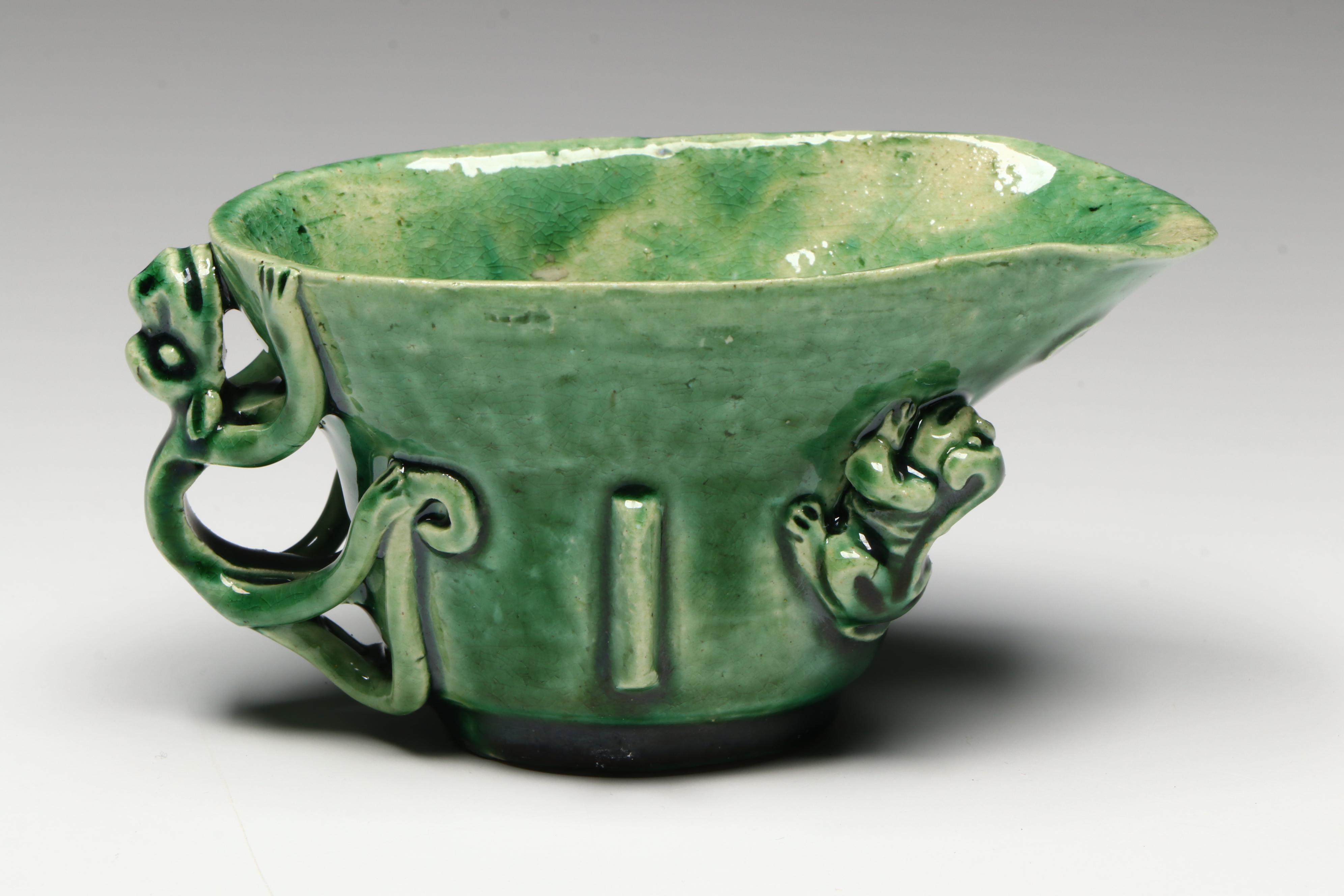 Antique Chinese Libation Cups, Likely Kangxi Period