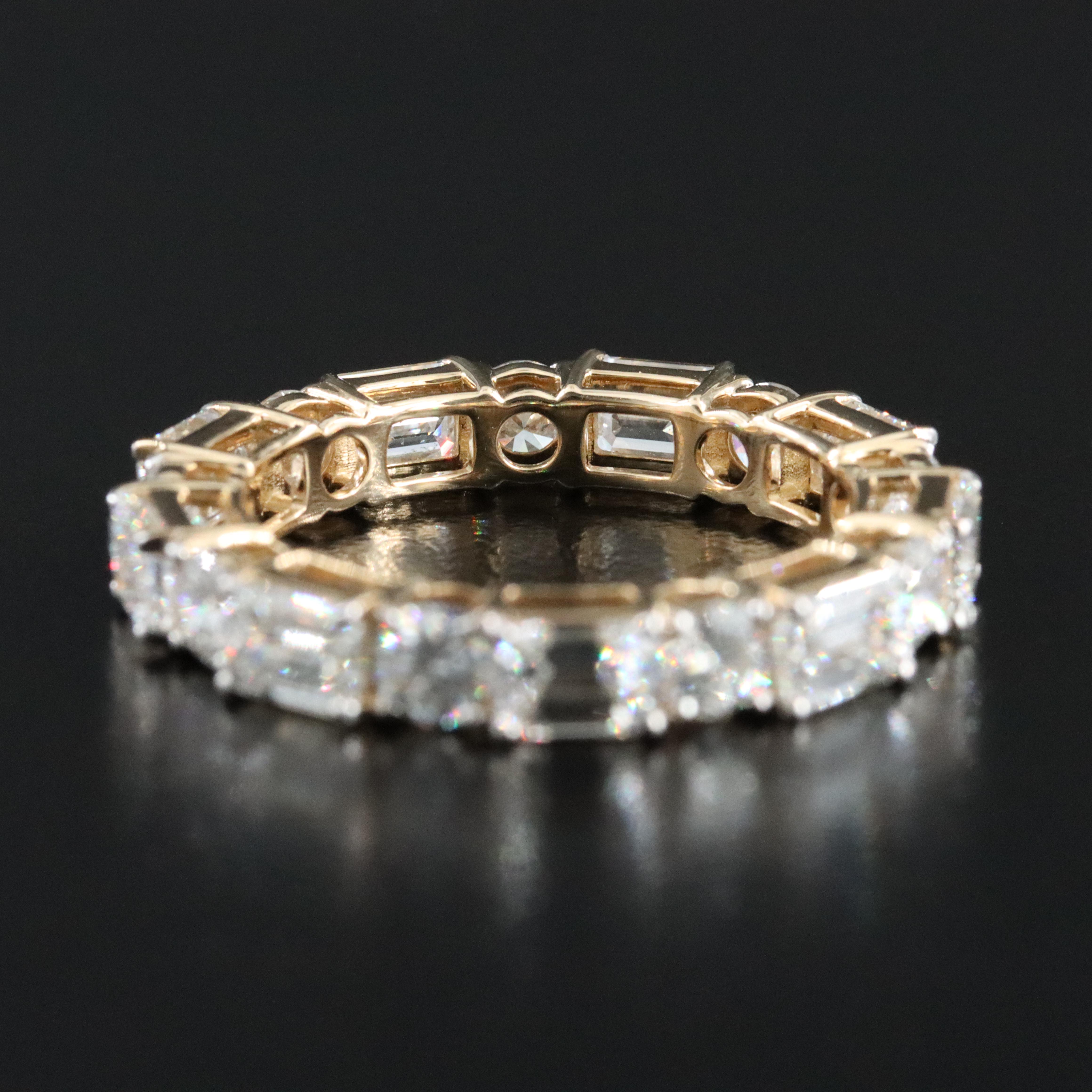 14K 7.70 CTW Lab Grown Diamond Eternity Band