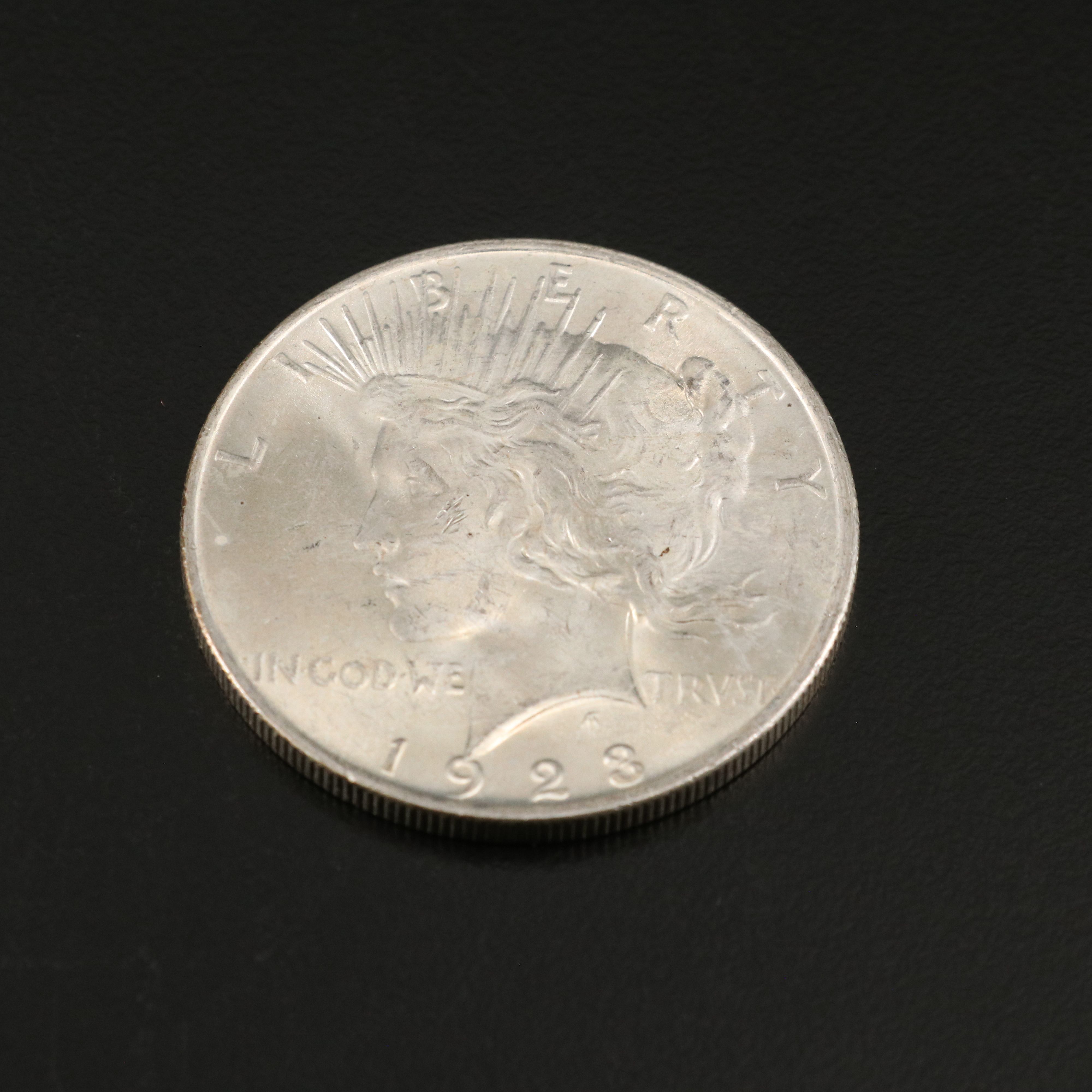 Three Different U.S. Silver Peace Dollars