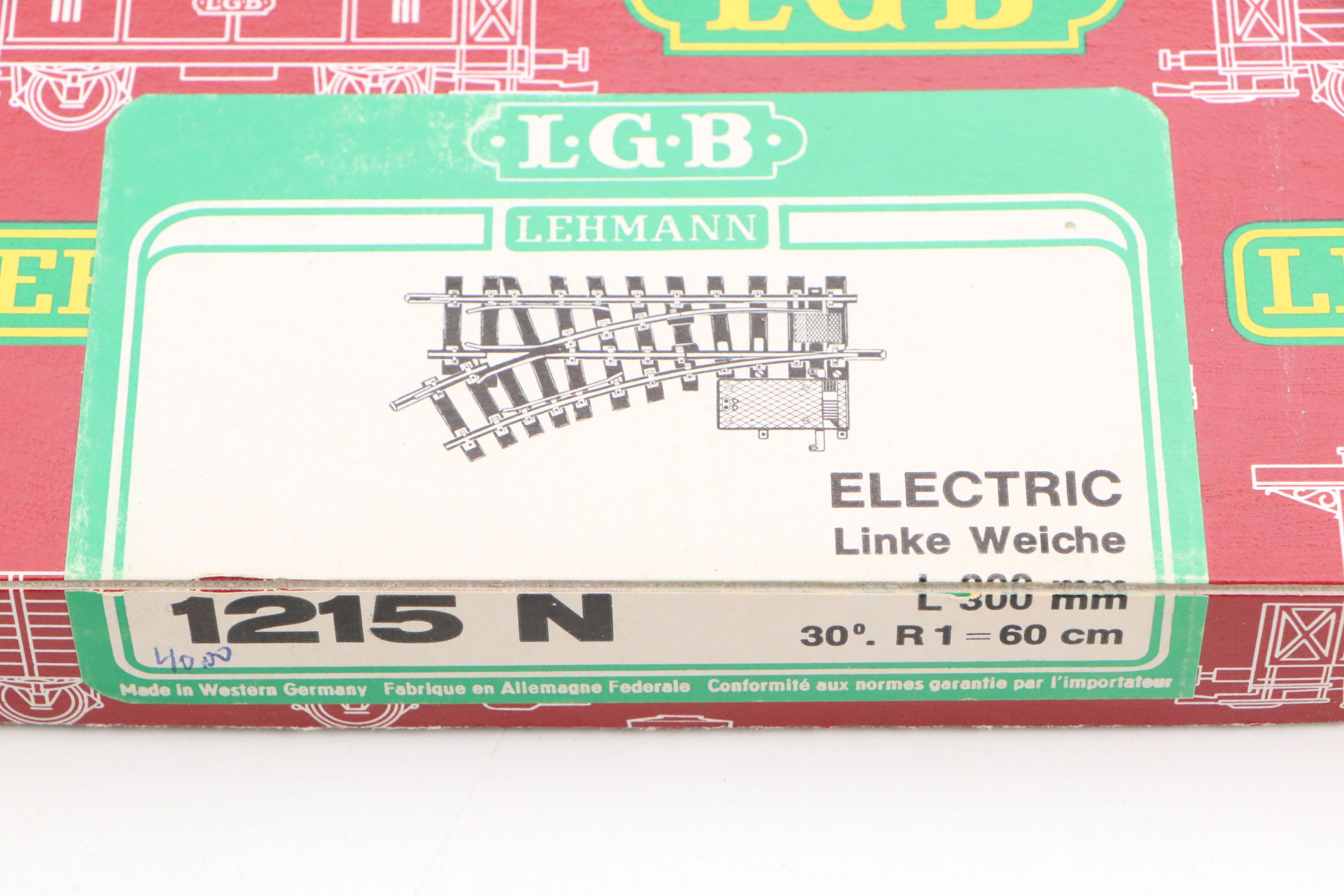 Vintage Lehmann-Gross-Bahn Assorted Track Pieces and Train Car