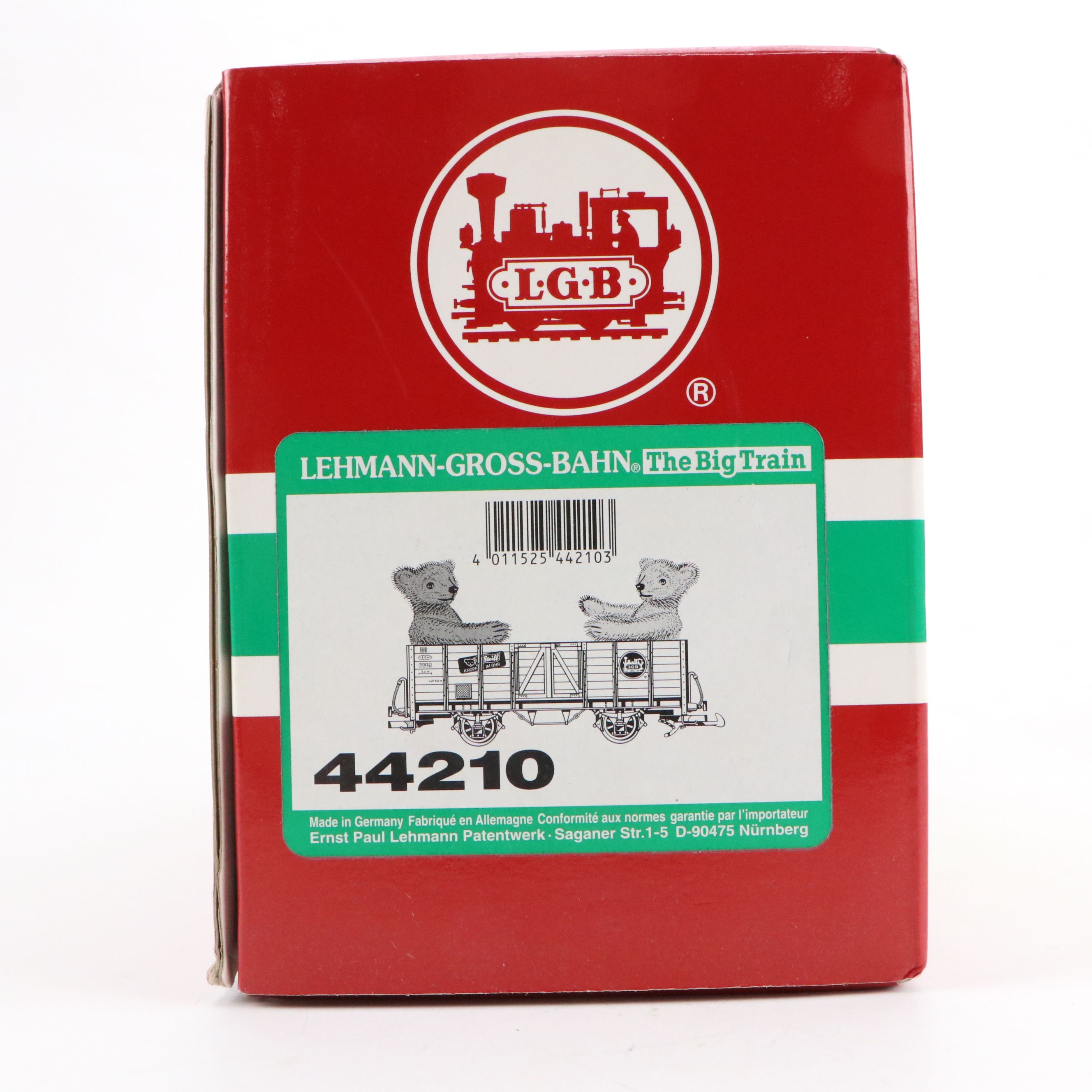 Vintage Lehmann-Gross-Bahn Assorted Track Pieces and Train Car