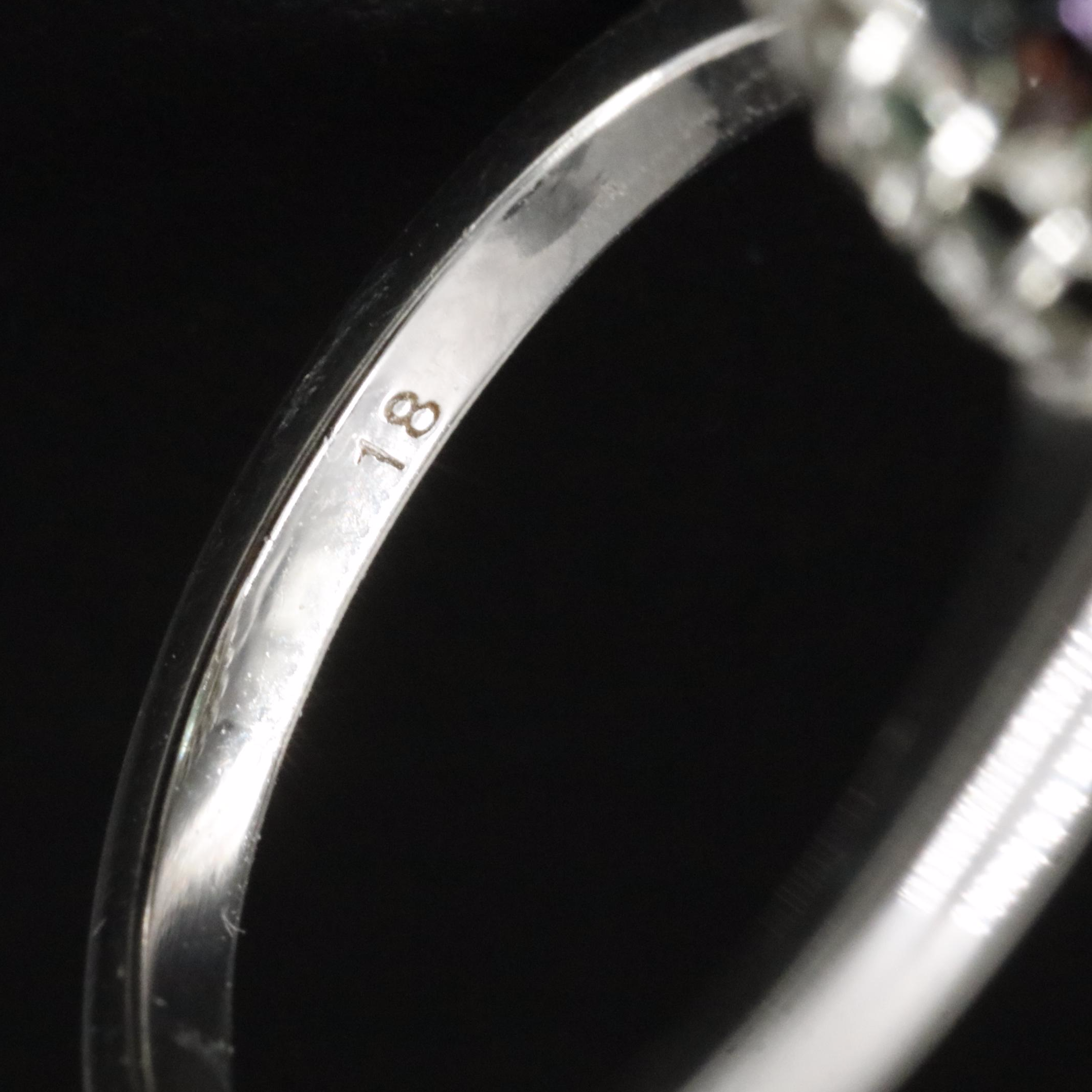 Sterling Emerald and Sapphire Rings