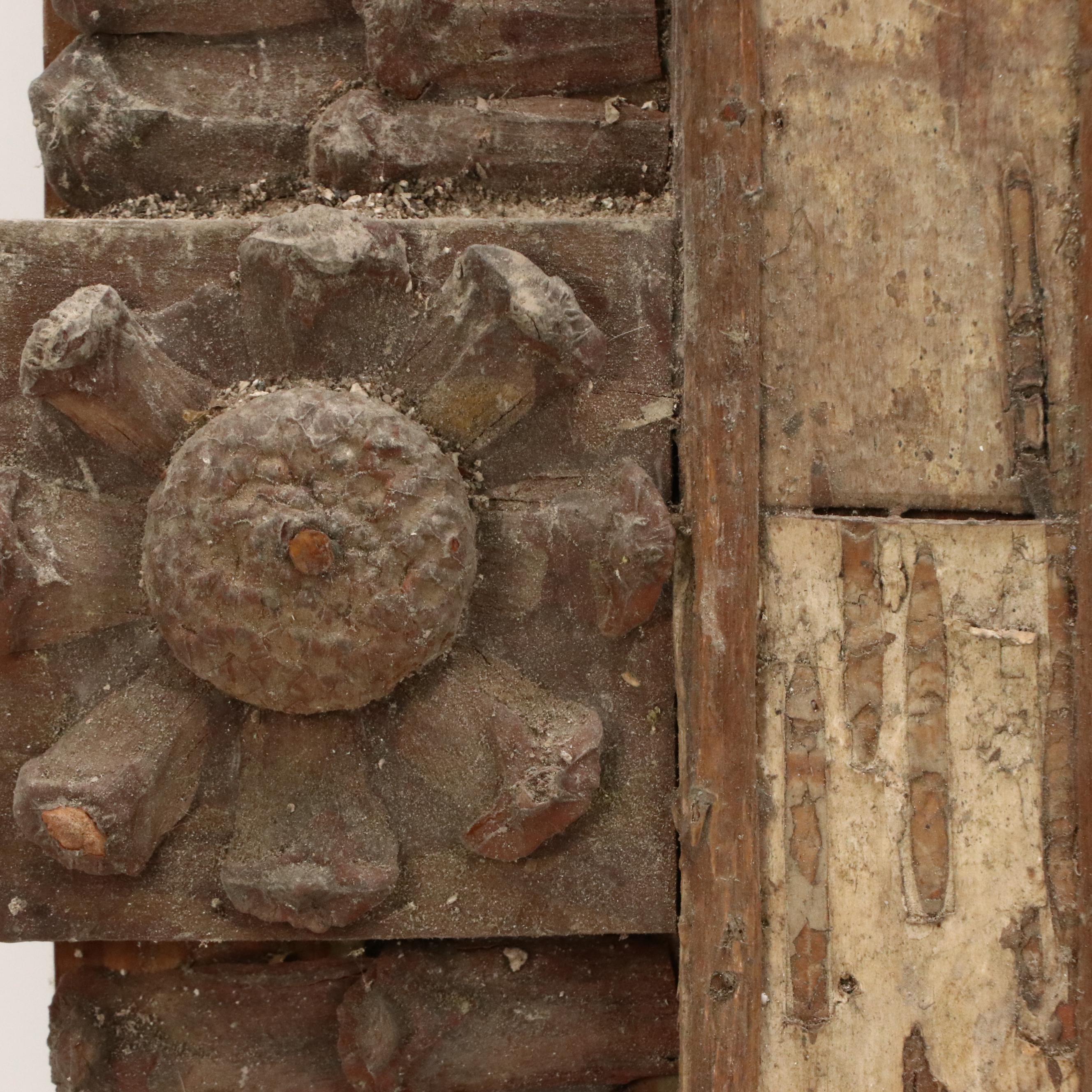 Robert Beaven Handmade Folk Art Found Organic Materials Frame, 20th Century