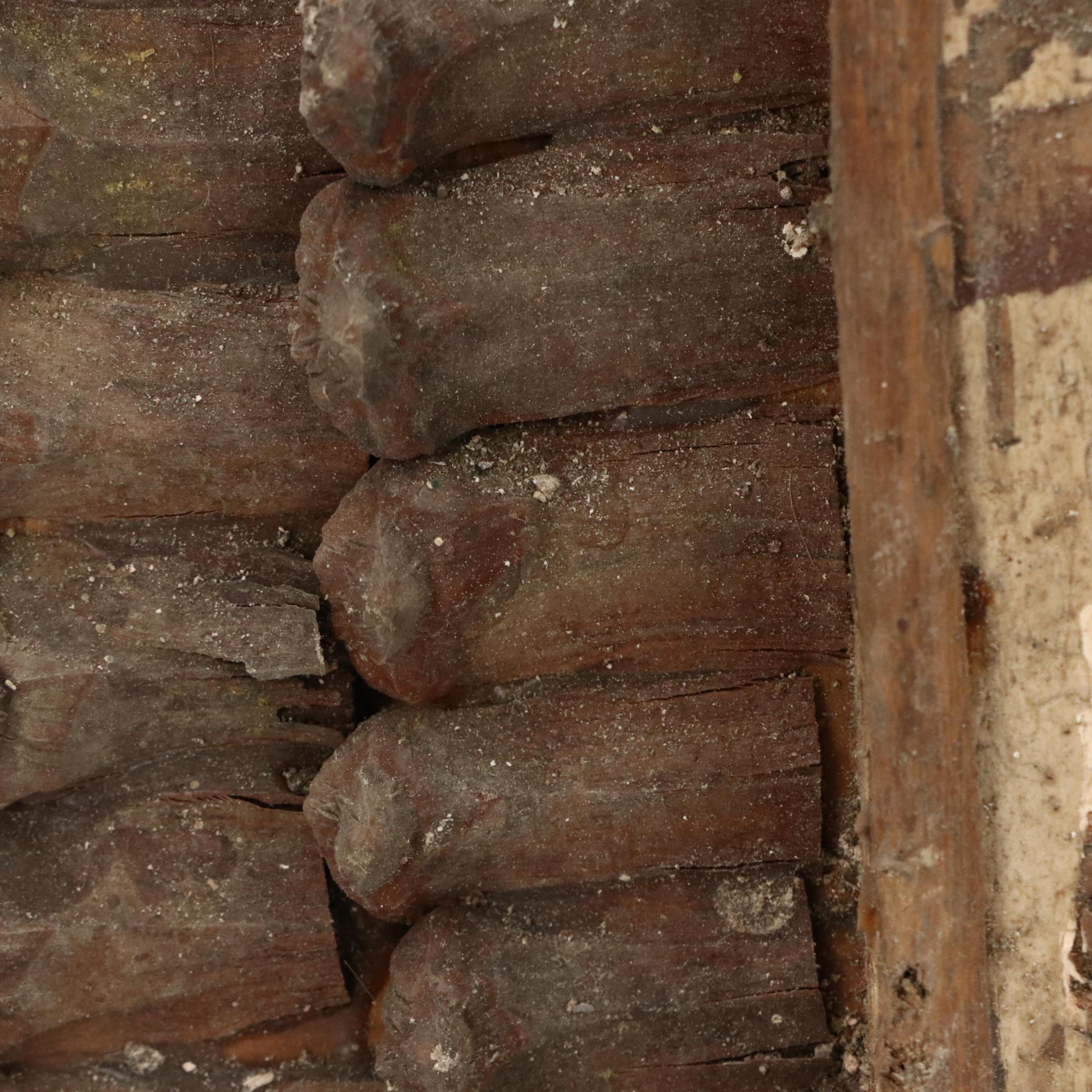 Robert Beaven Handmade Folk Art Found Organic Materials Frame, 20th Century