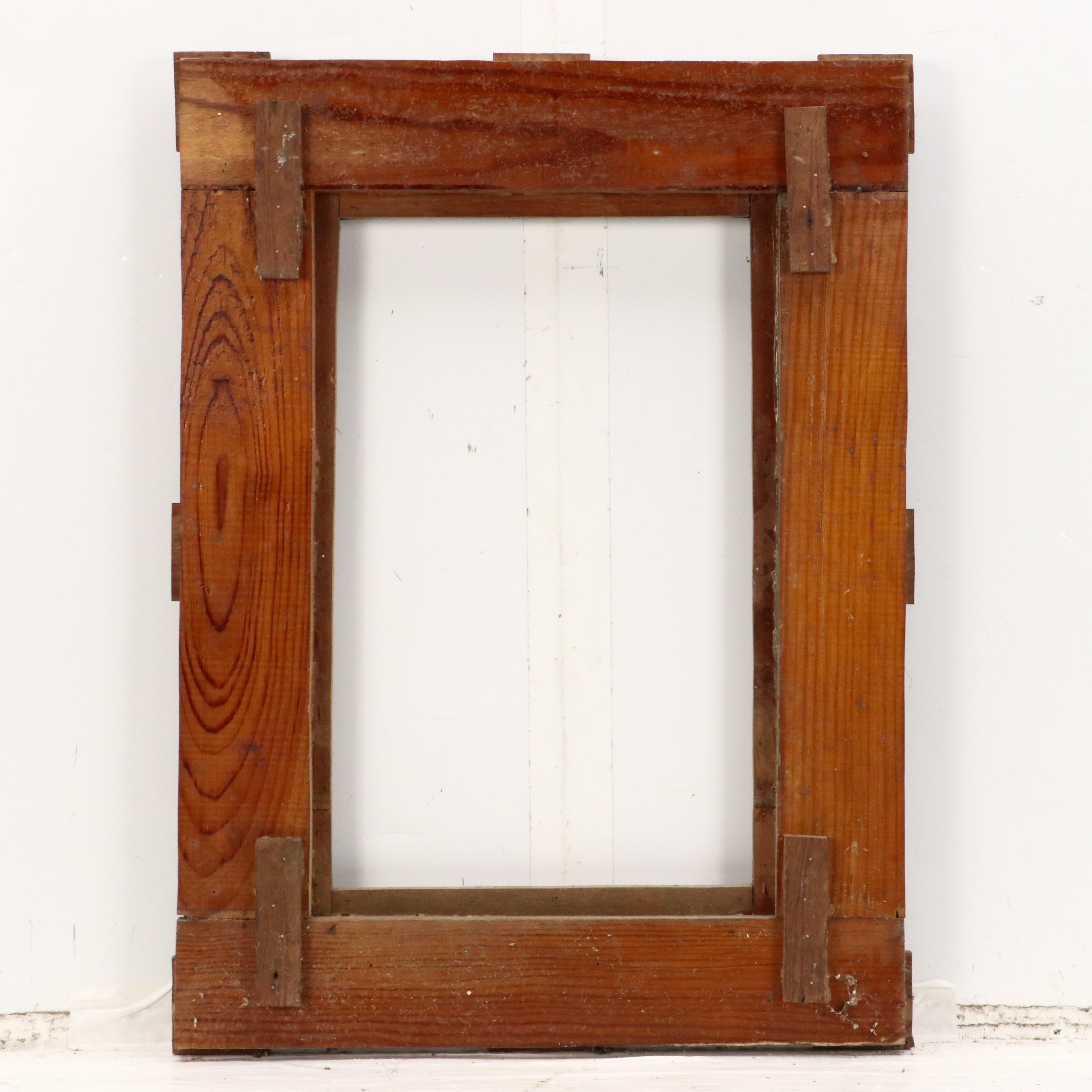 Robert Beaven Handmade Folk Art Found Organic Materials Frame, 20th Century