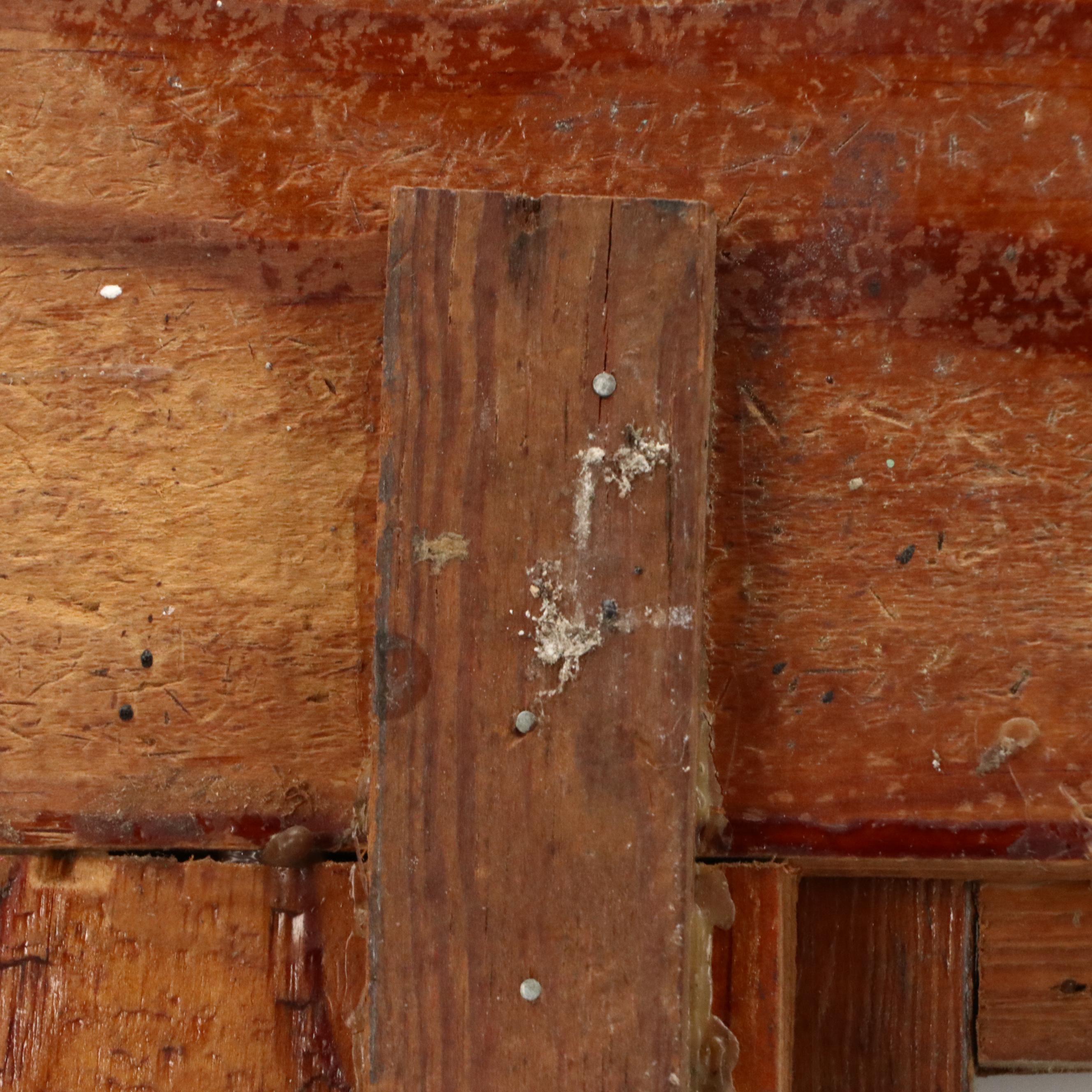 Robert Beaven Handmade Folk Art Found Organic Materials Frame, 20th Century