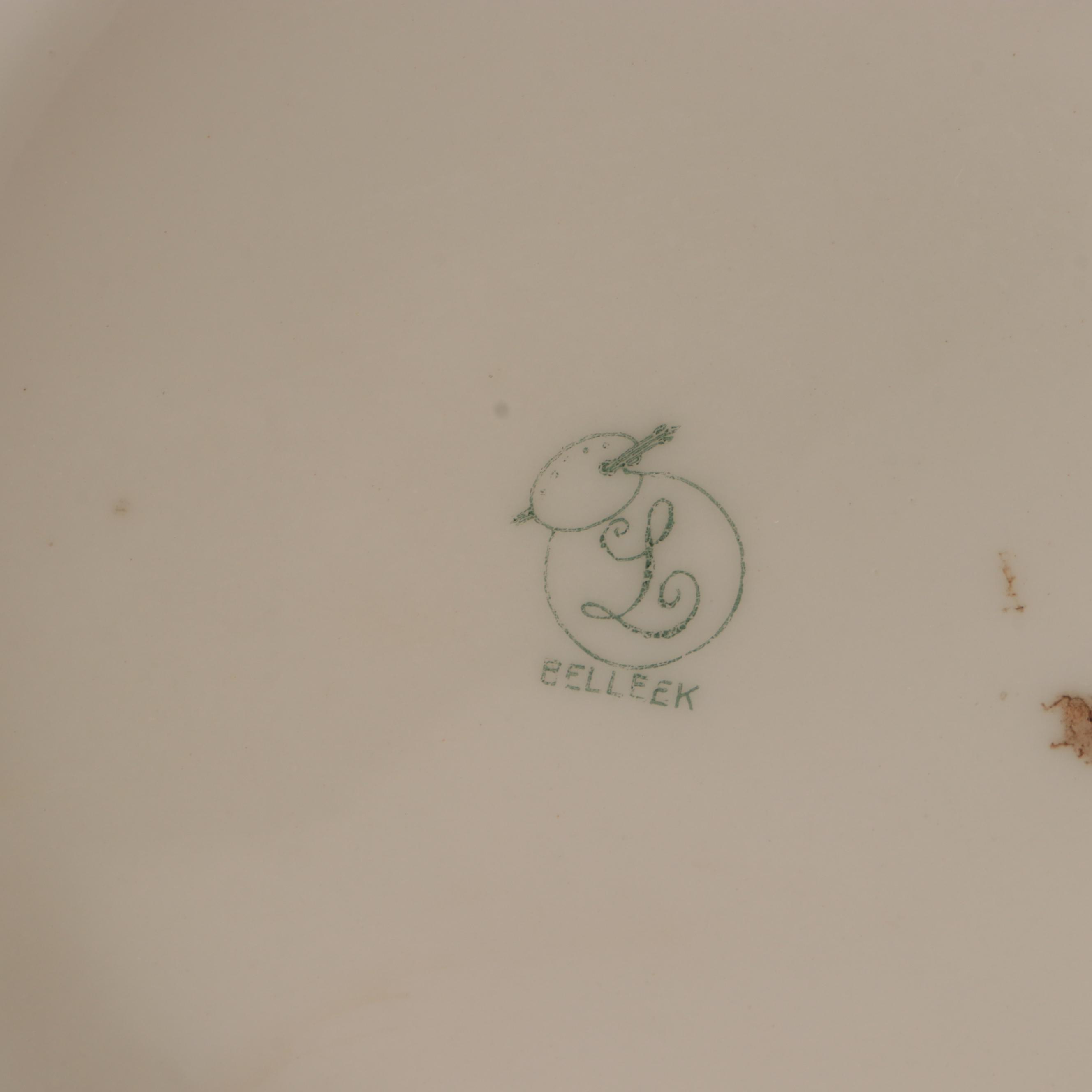 European Floral Porcelain Plates and Vases with Other Table Accessories