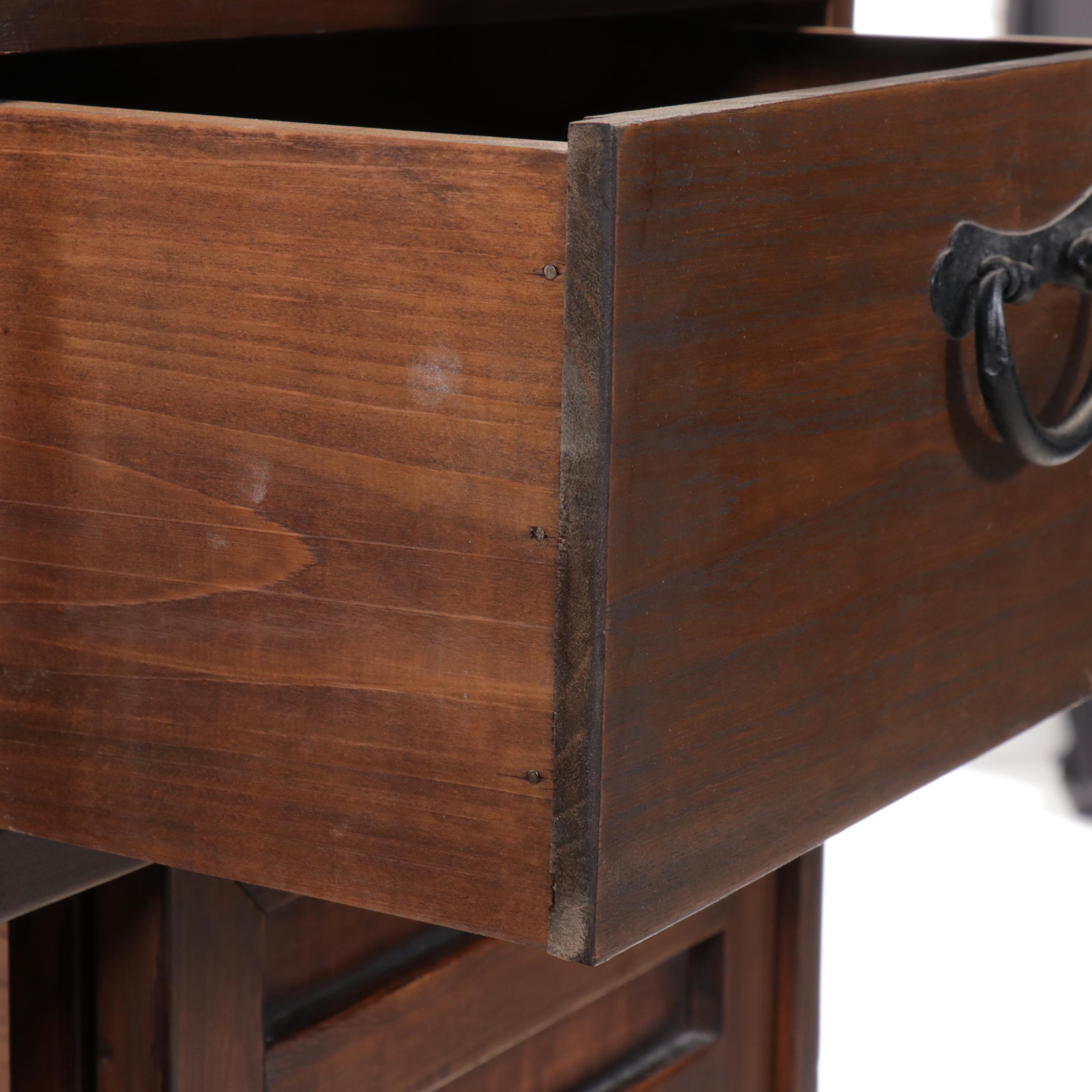 Japanese Tansu Step Cabinet, Late 20th/Early 21st Century