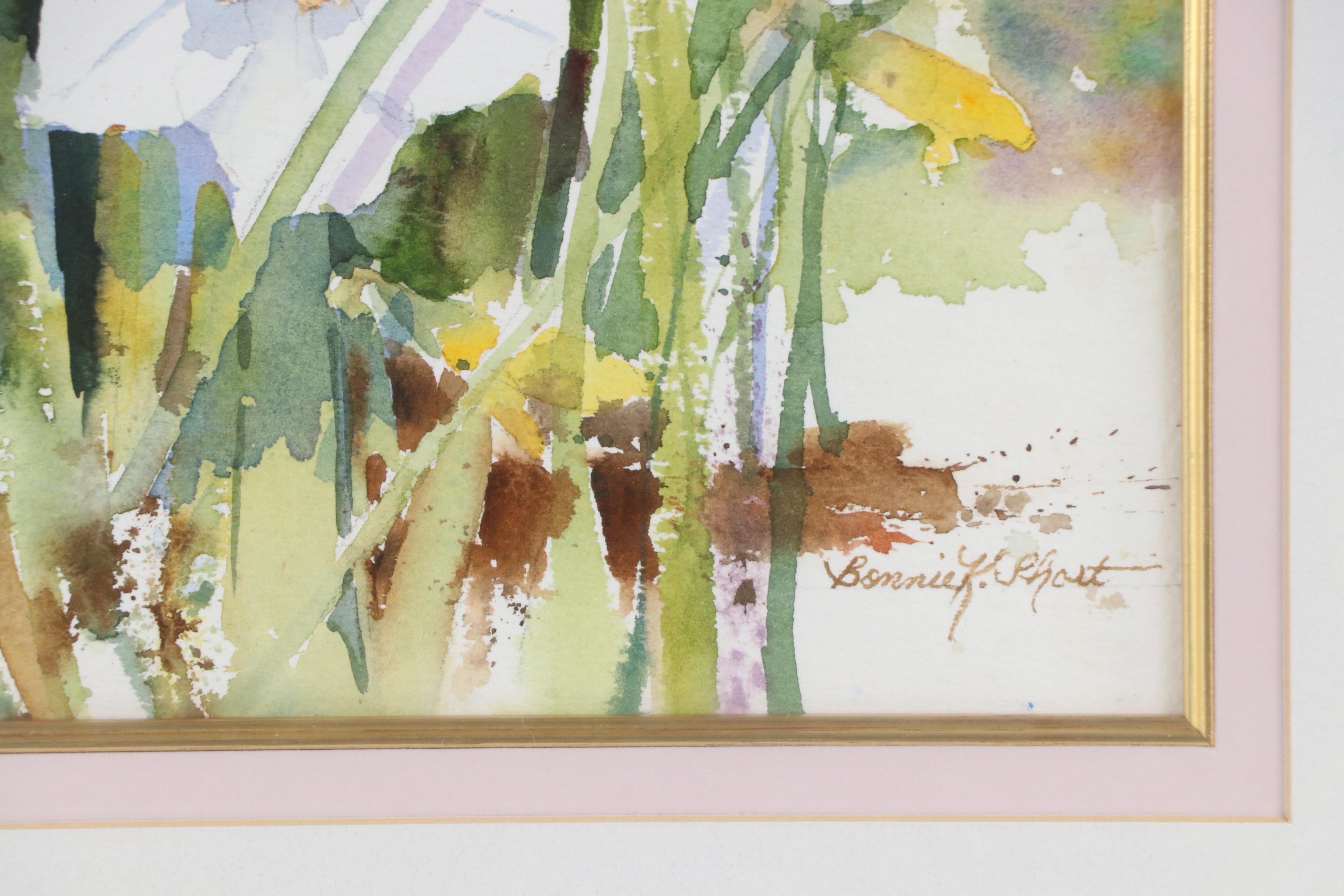 Bonnie K. Short Watercolor Painting "Daffodil Study"