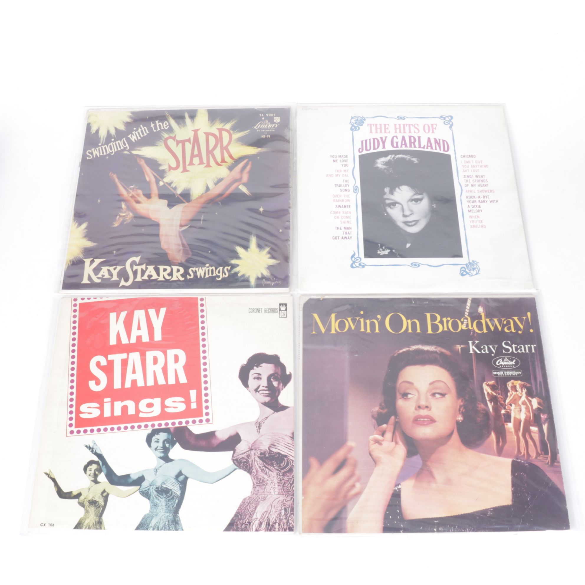 Kay Starr, Judy Garland, Marilyn Monroe and More Vinyl Record Albums