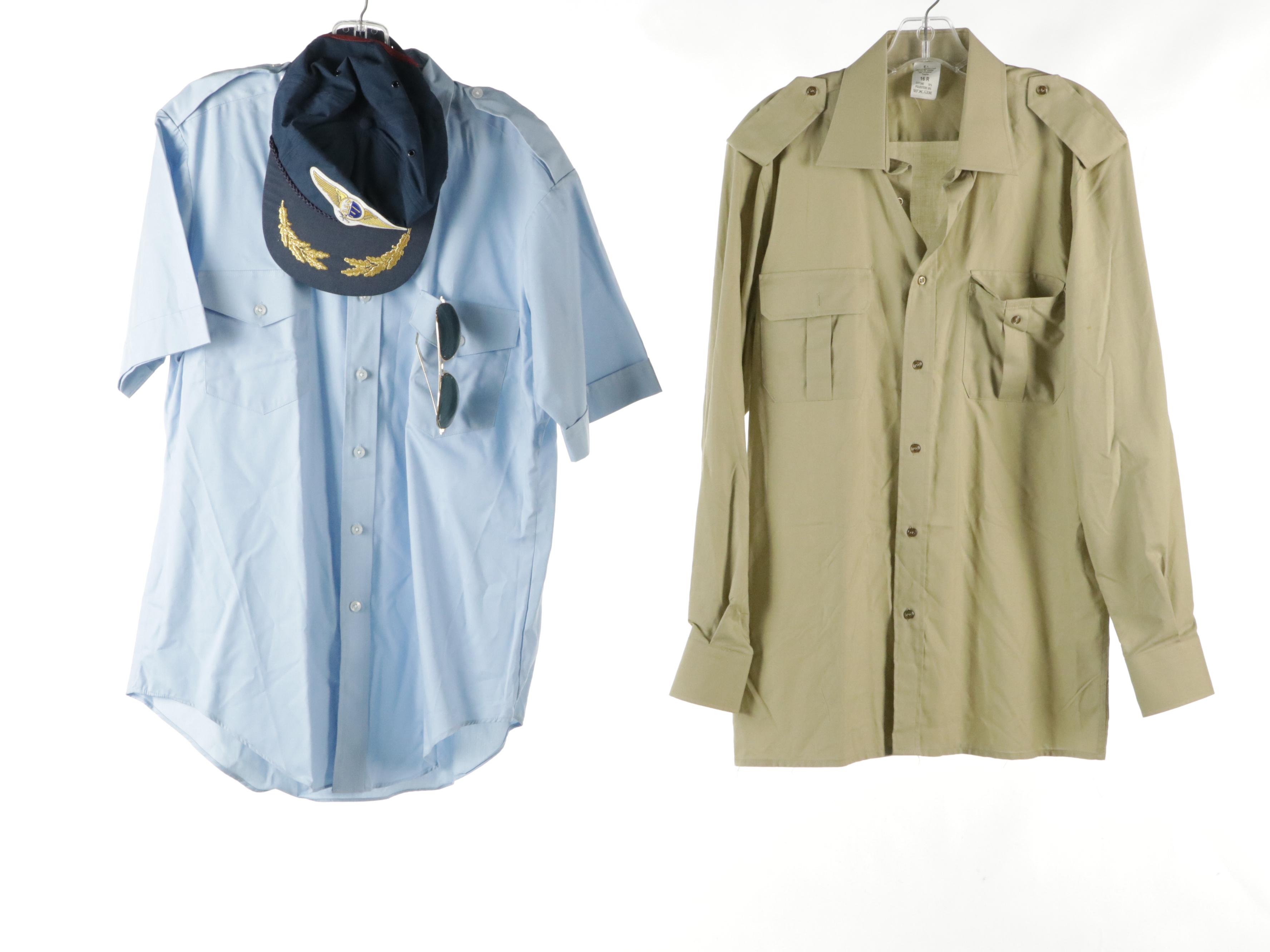 Men's Dickies and Rothco Cotton Flight Suits, Other Khaki Shirts, and More