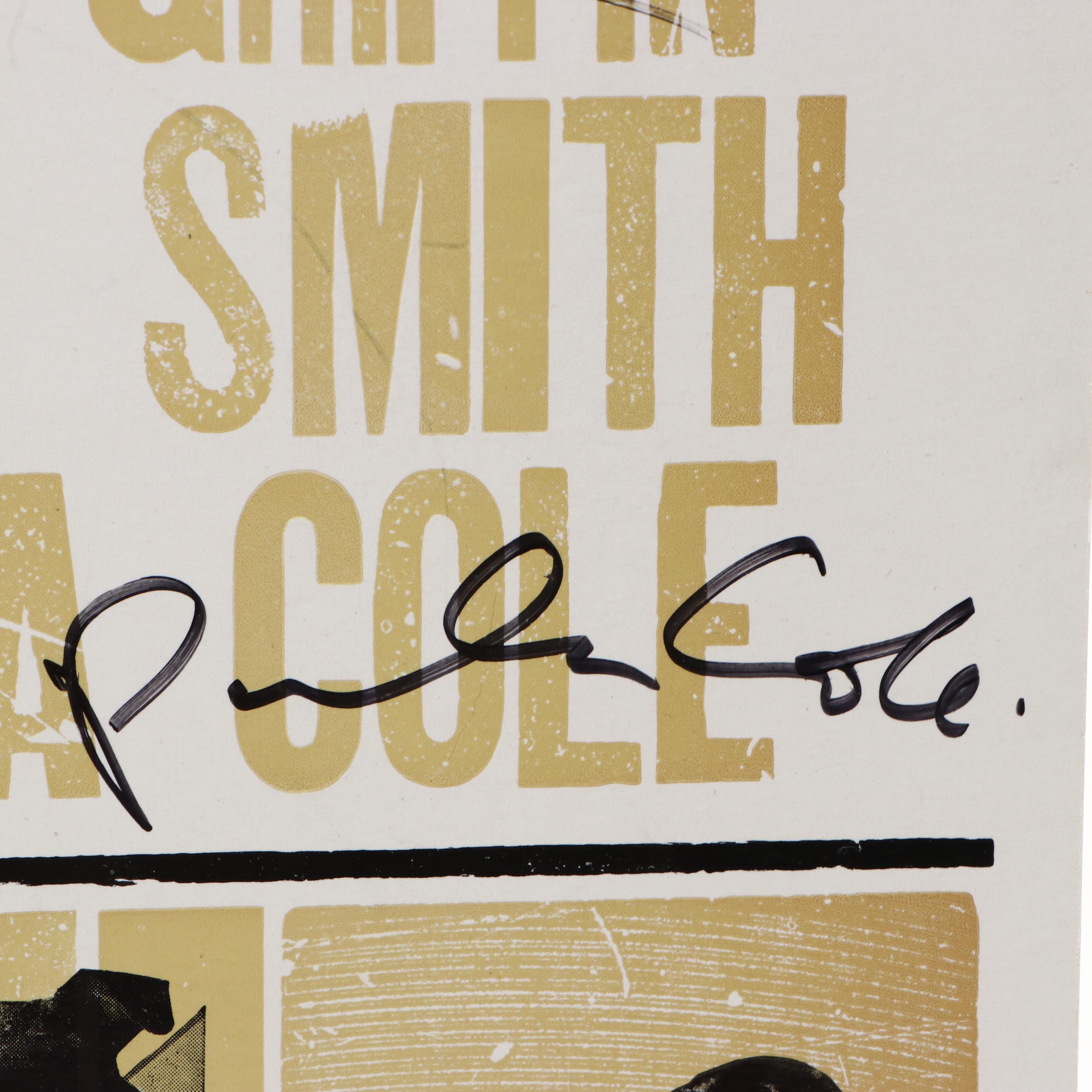 Emmylou Harris, Patty Griffin, Mindy Smith and Paula Cole Signed Poster, 2006