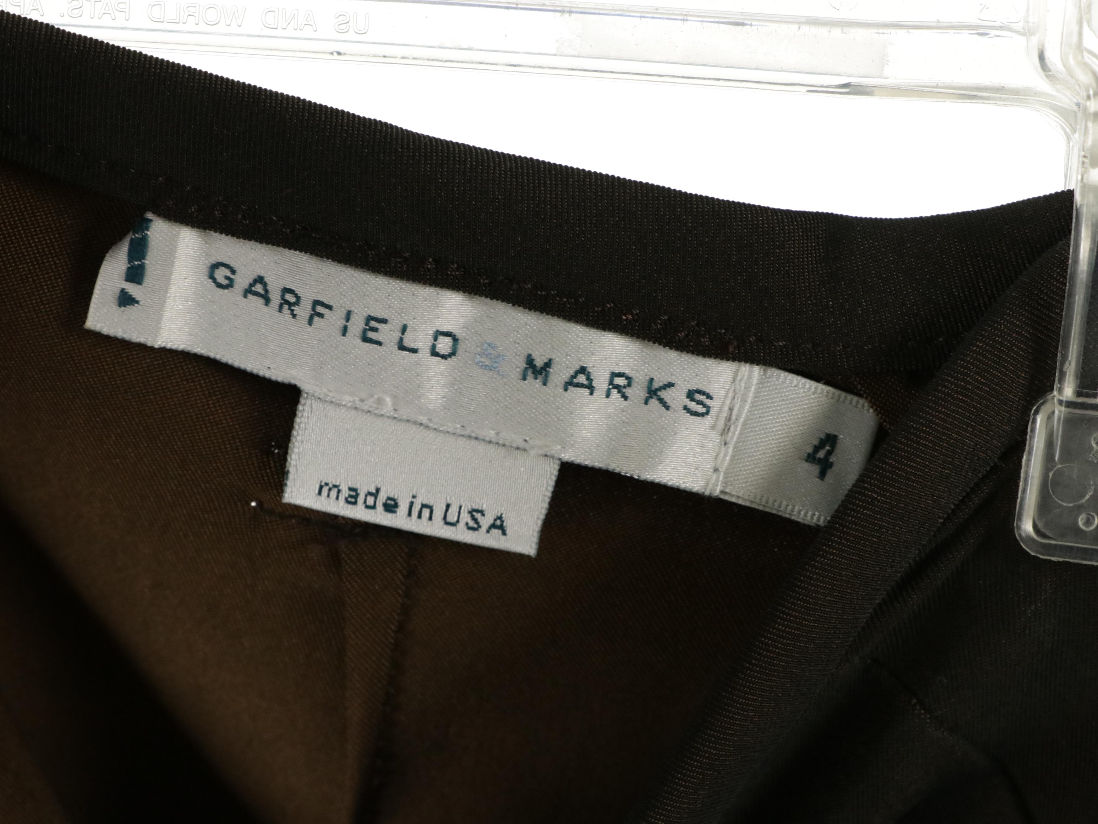 Lela Rose Feathered Sleeveless Dress, Ann Taylor Blouse & Garfield Marks Skirt