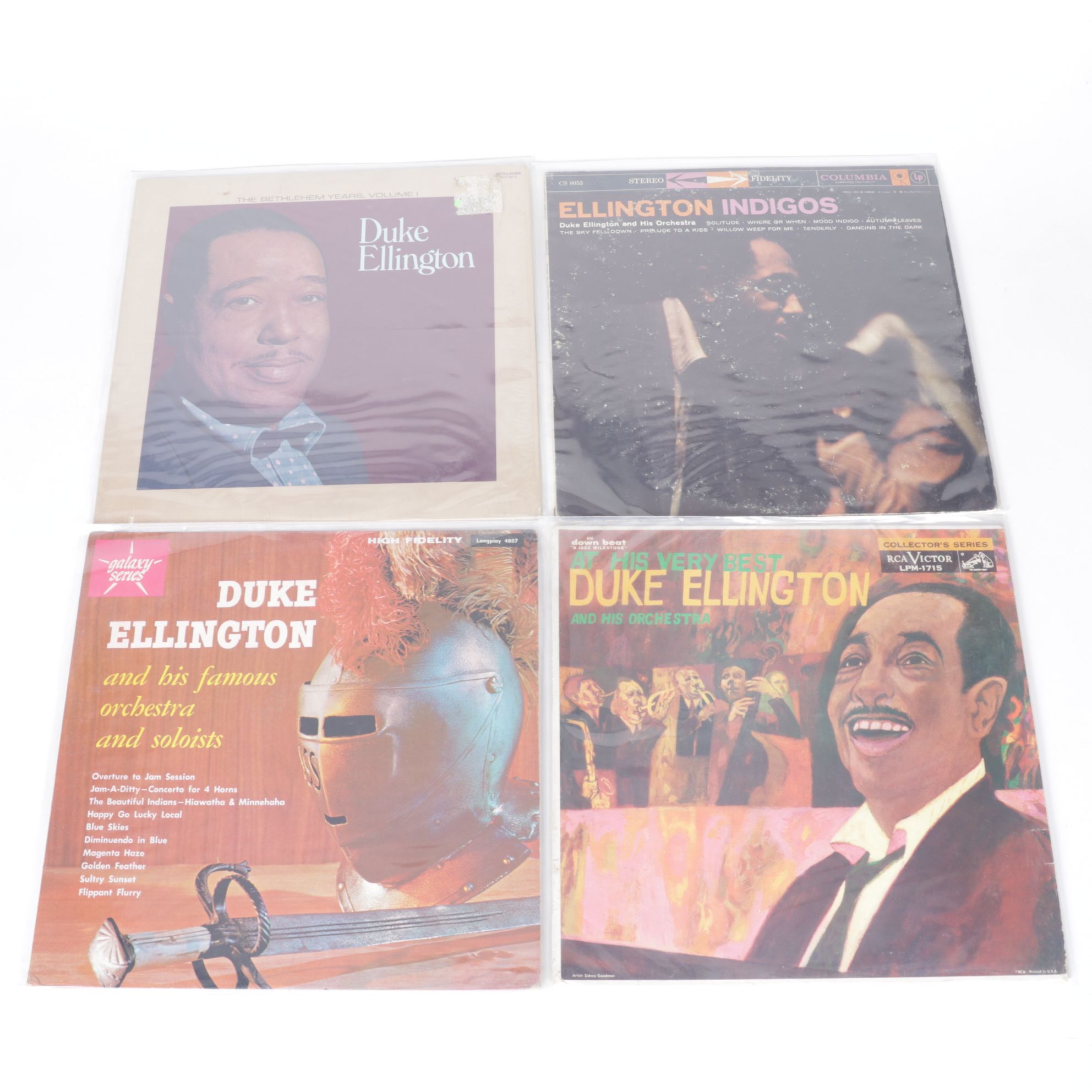 Count Basie, Louis Armstrong & Duke Ellington Vinyl Record Albums